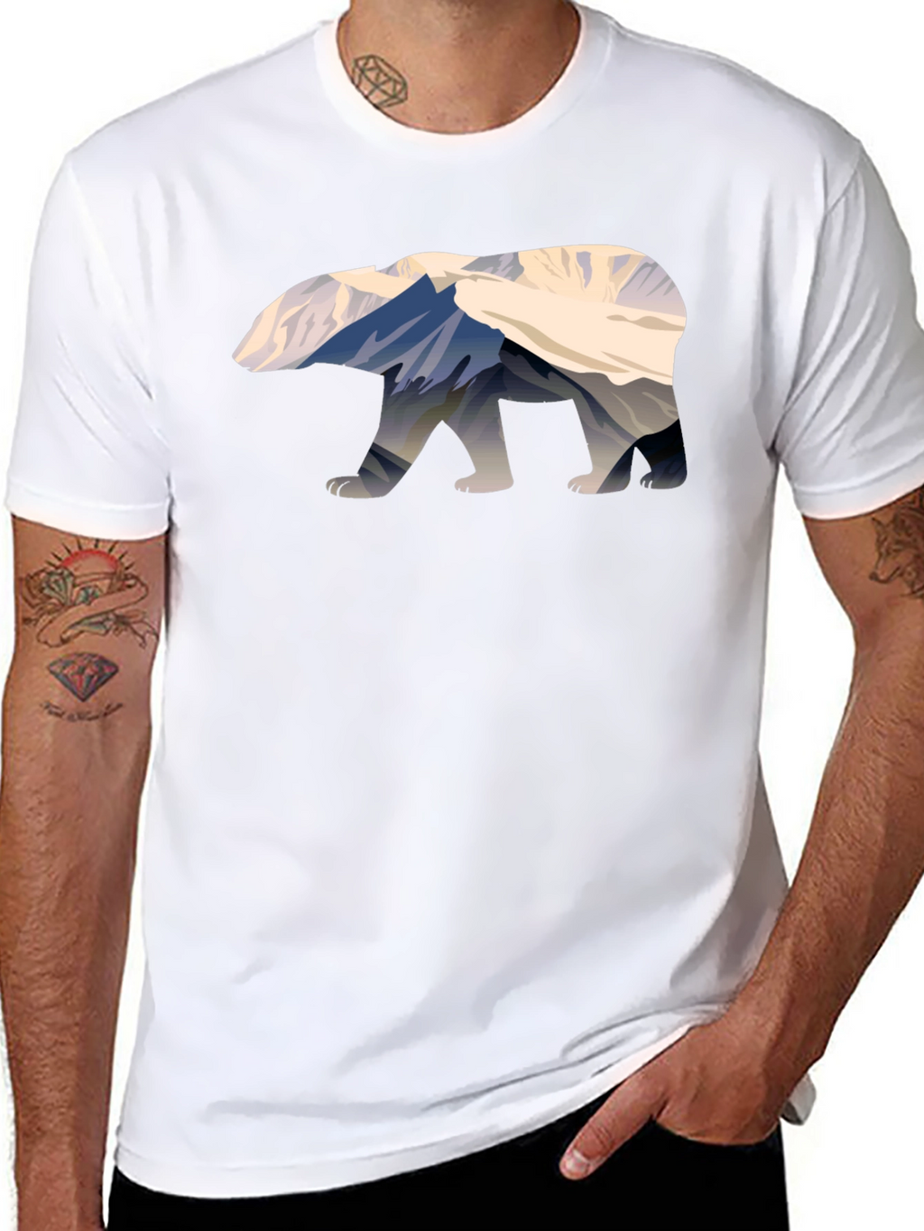 Bear Mountain Graphic Tee - Nature Inspired Design