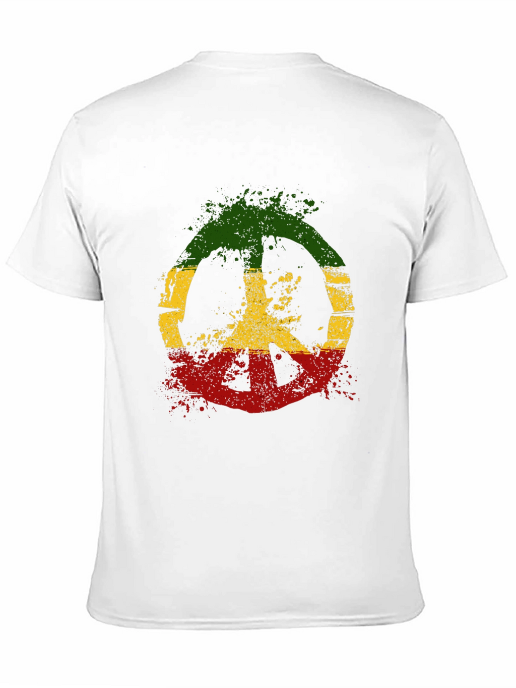 Rasta Peace Sign T-Shirt - Reggae Style