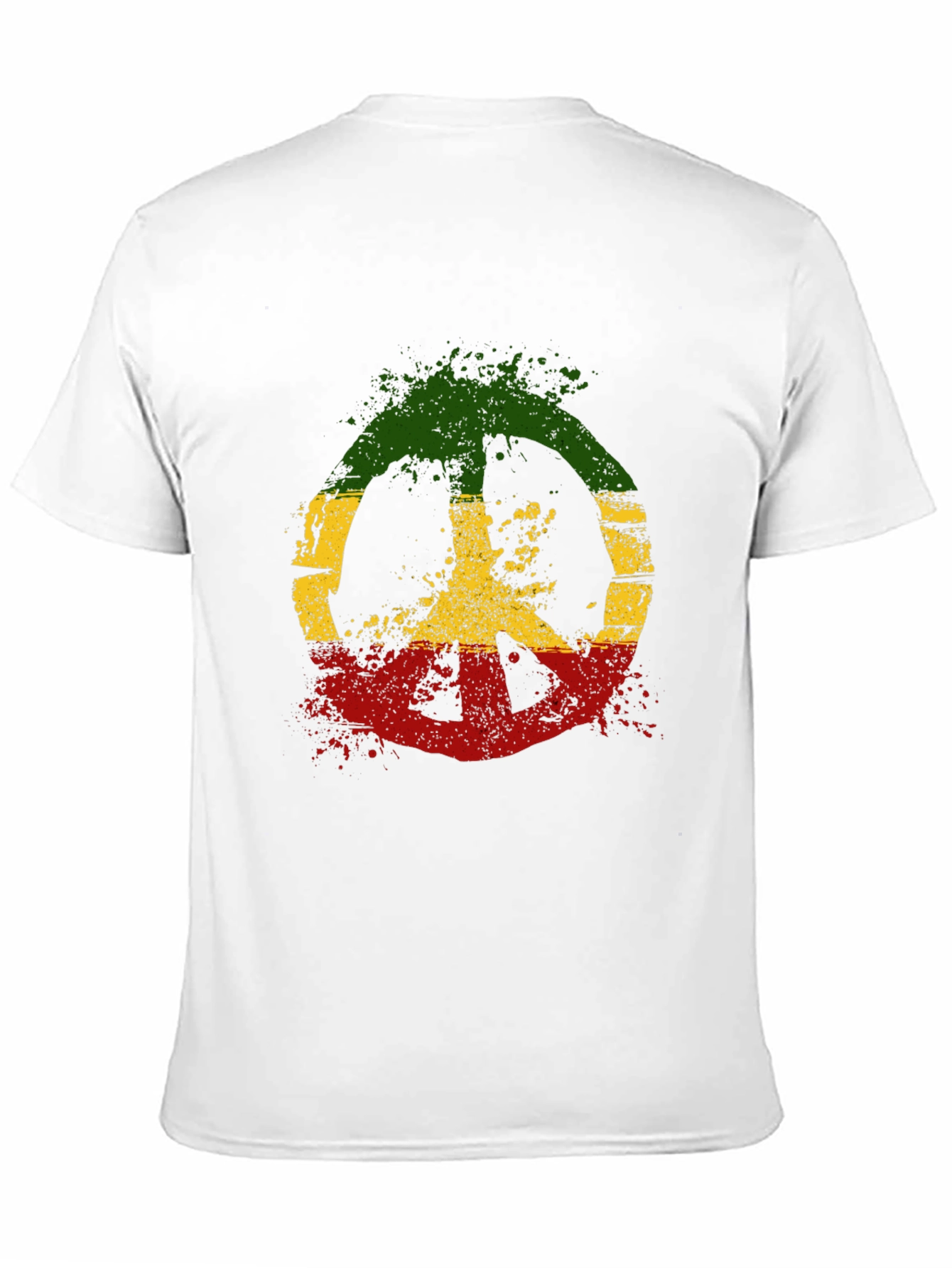 Rasta Peace Sign T-Shirt - Reggae Style