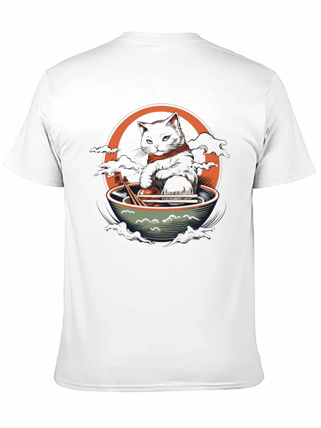 Cat Ramen Bowl Graphic Tee - Unique Design