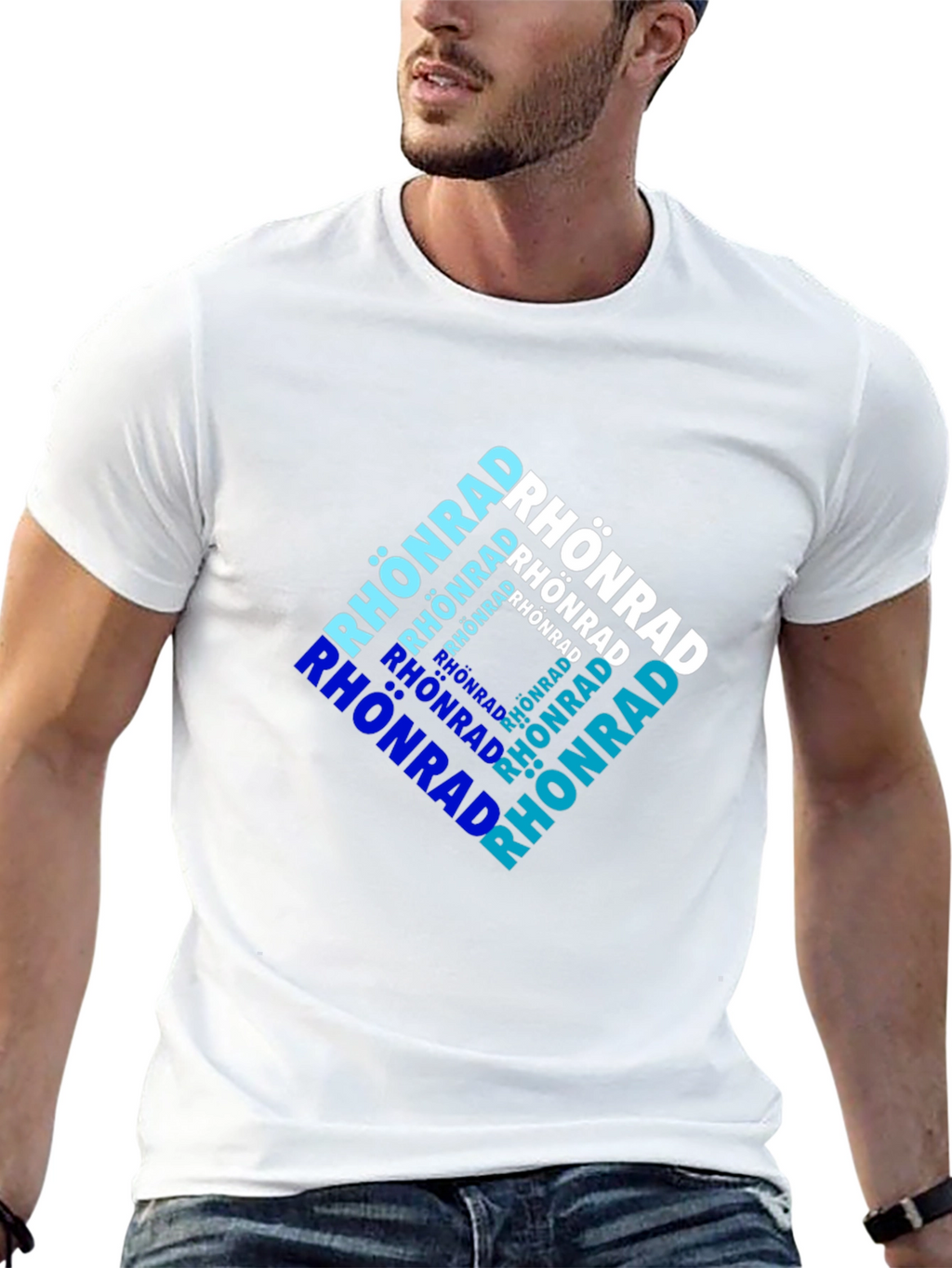 Rhönrad Graphic Tee - Stylish Geometric Design T-Shirt