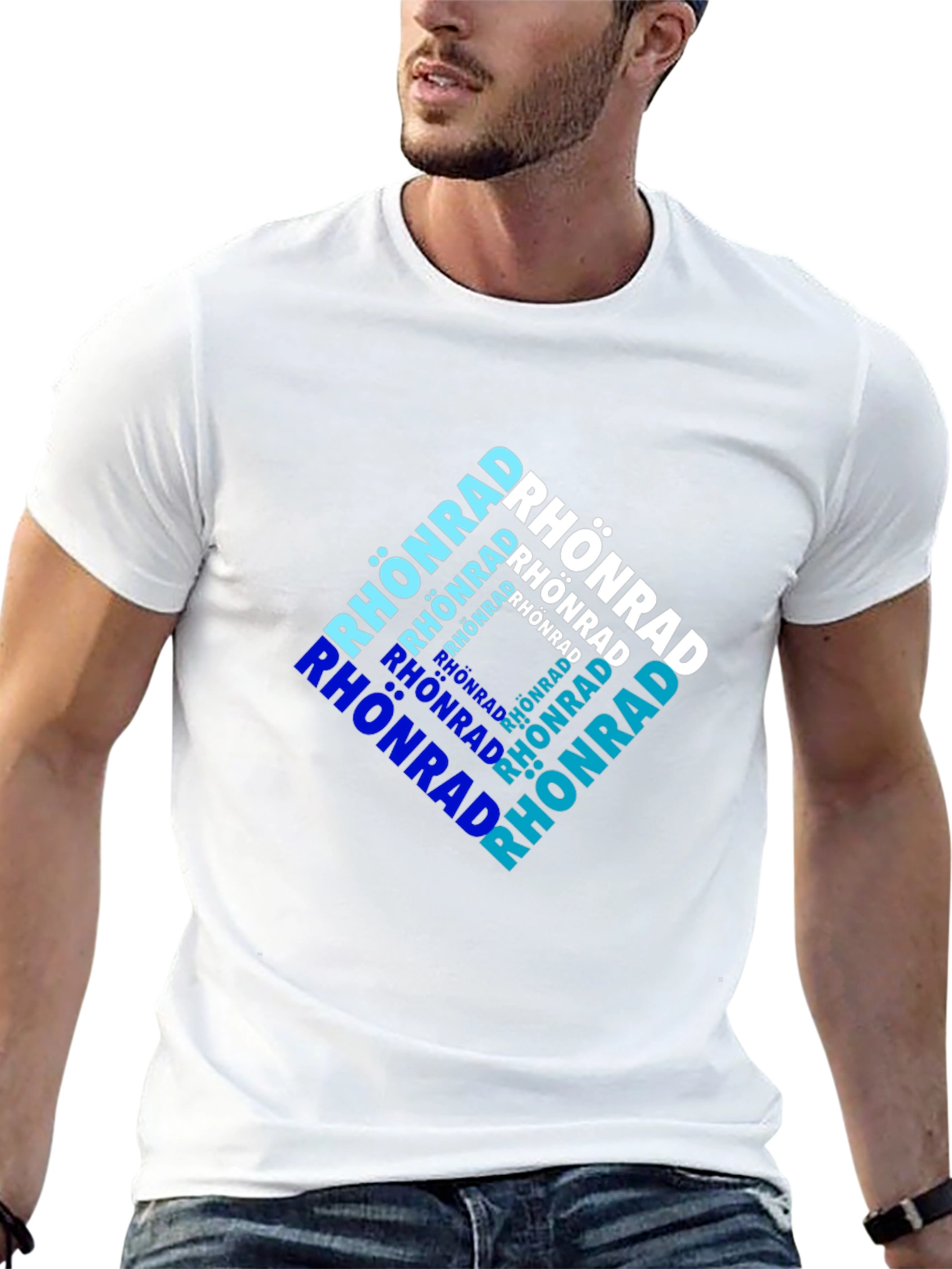 Rhönrad Graphic Tee - Stylish Geometric Design T-Shirt