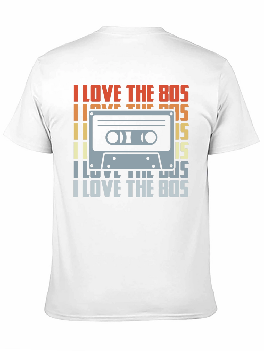 I Love The 80s Retro Cassette Tape T-Shirt