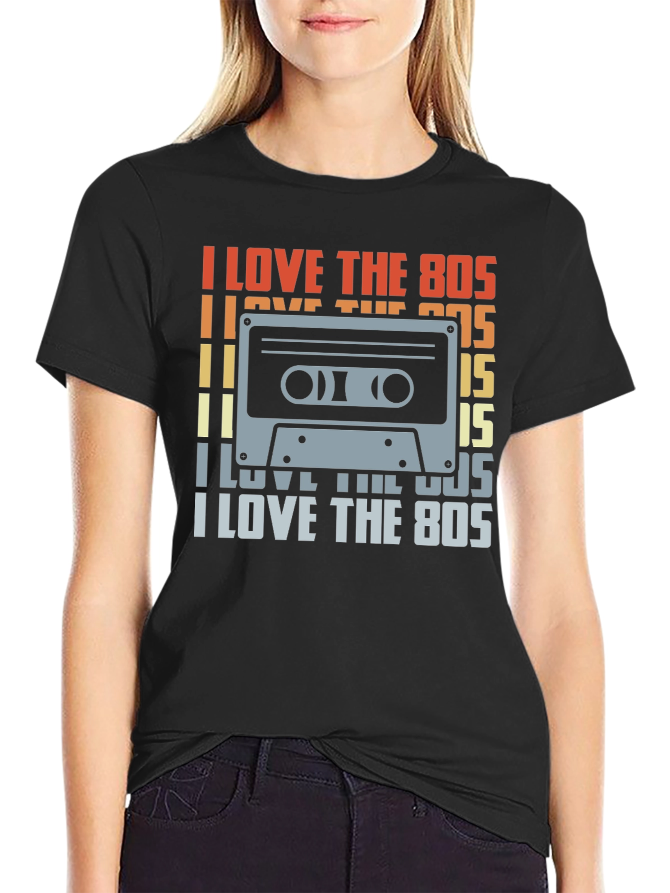 I Love The 80s Retro Cassette Tape T-Shirt