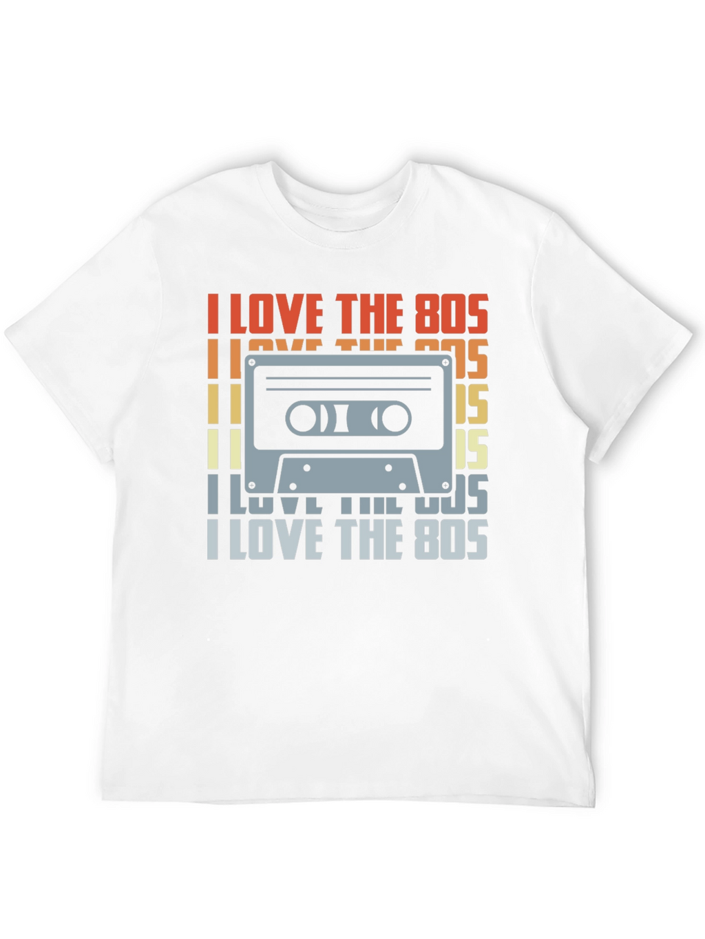 I Love The 80s Retro Cassette Tape T-Shirt