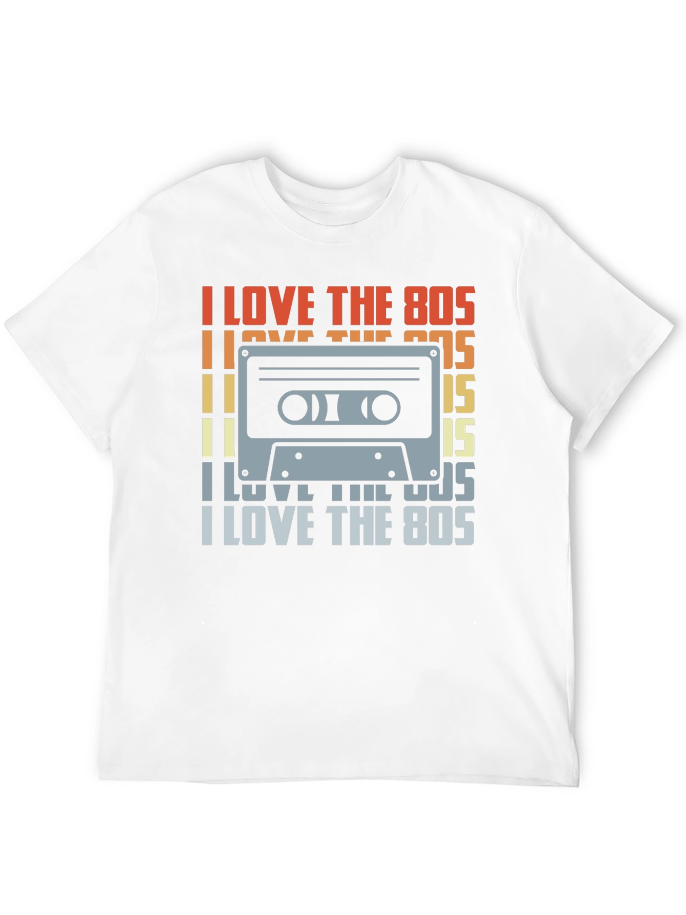 I Love The 80s Retro Cassette Tape T-Shirt