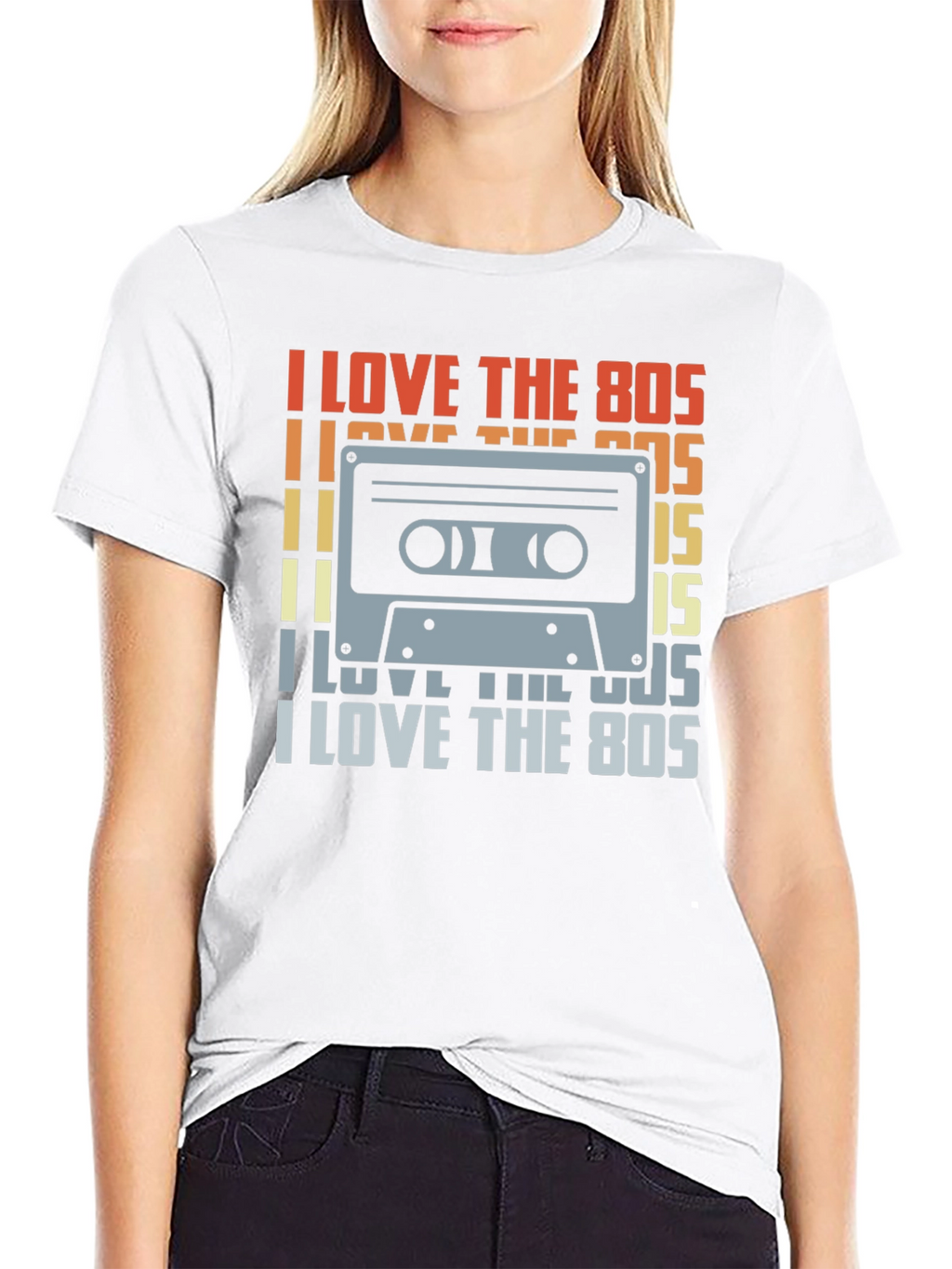 I Love The 80s Retro Cassette Tape T-Shirt
