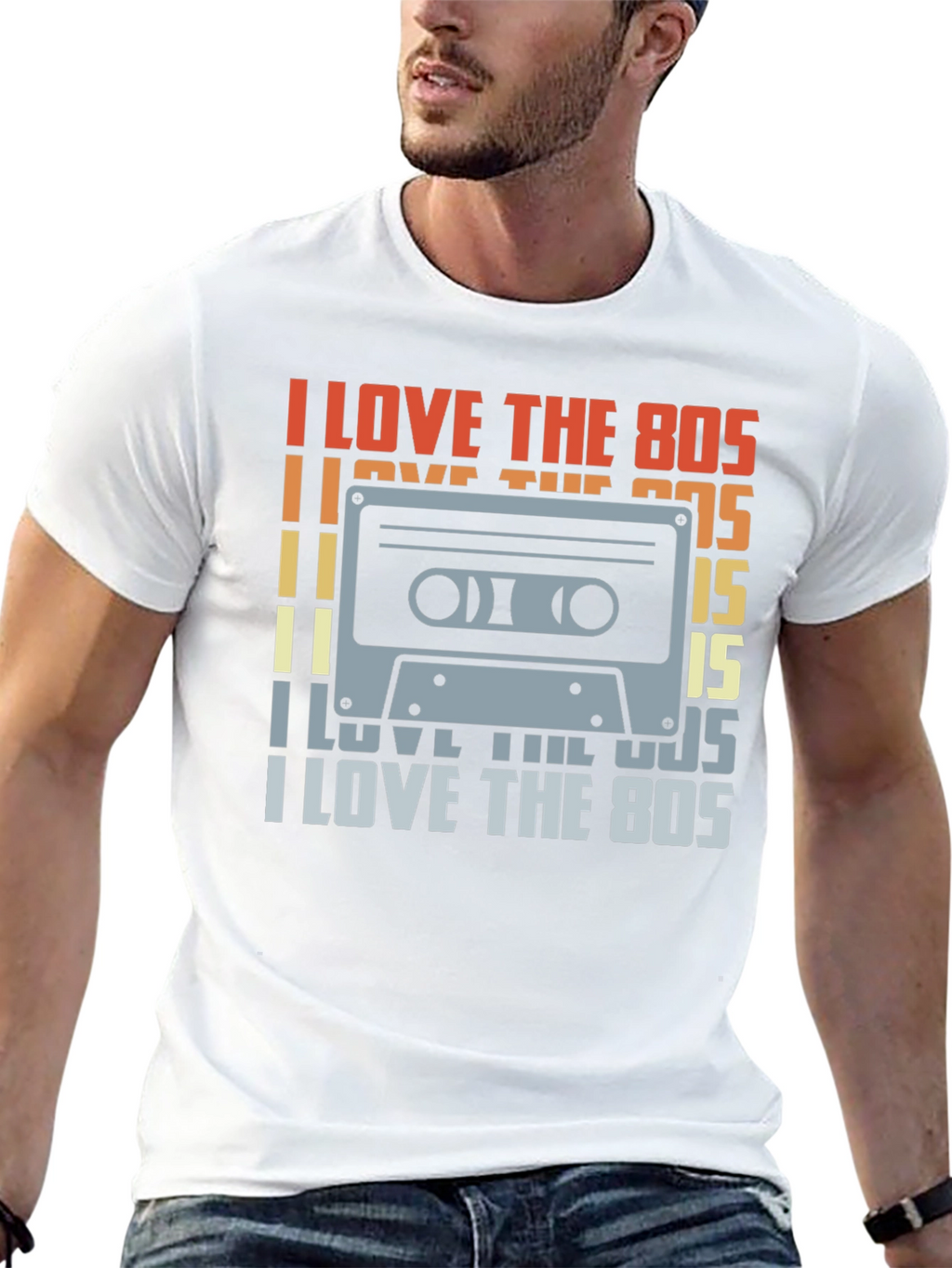 I Love The 80s Retro Cassette Tape T-Shirt