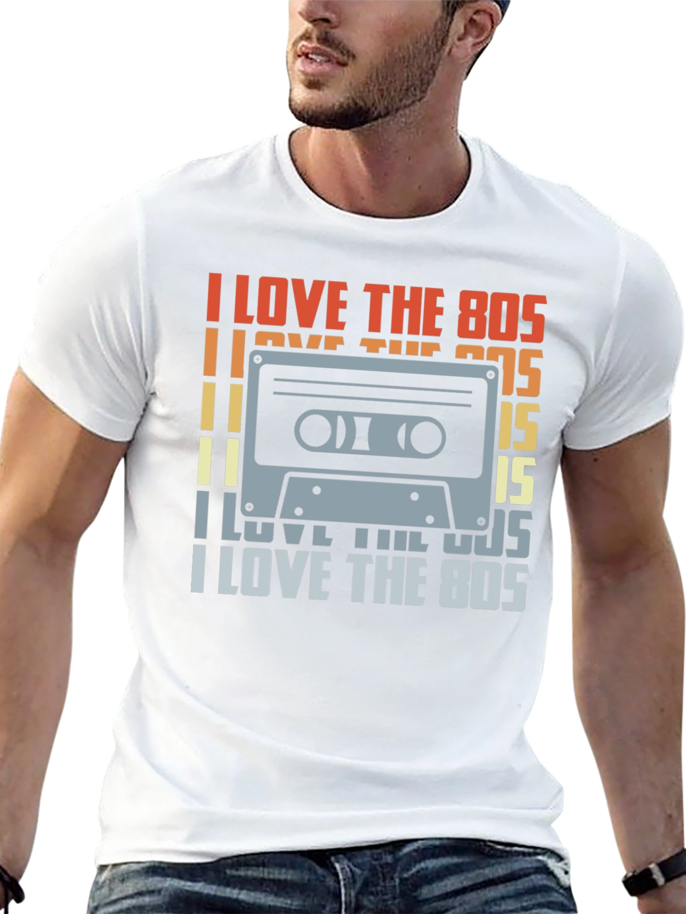 I Love The 80s Retro Cassette Tape T-Shirt