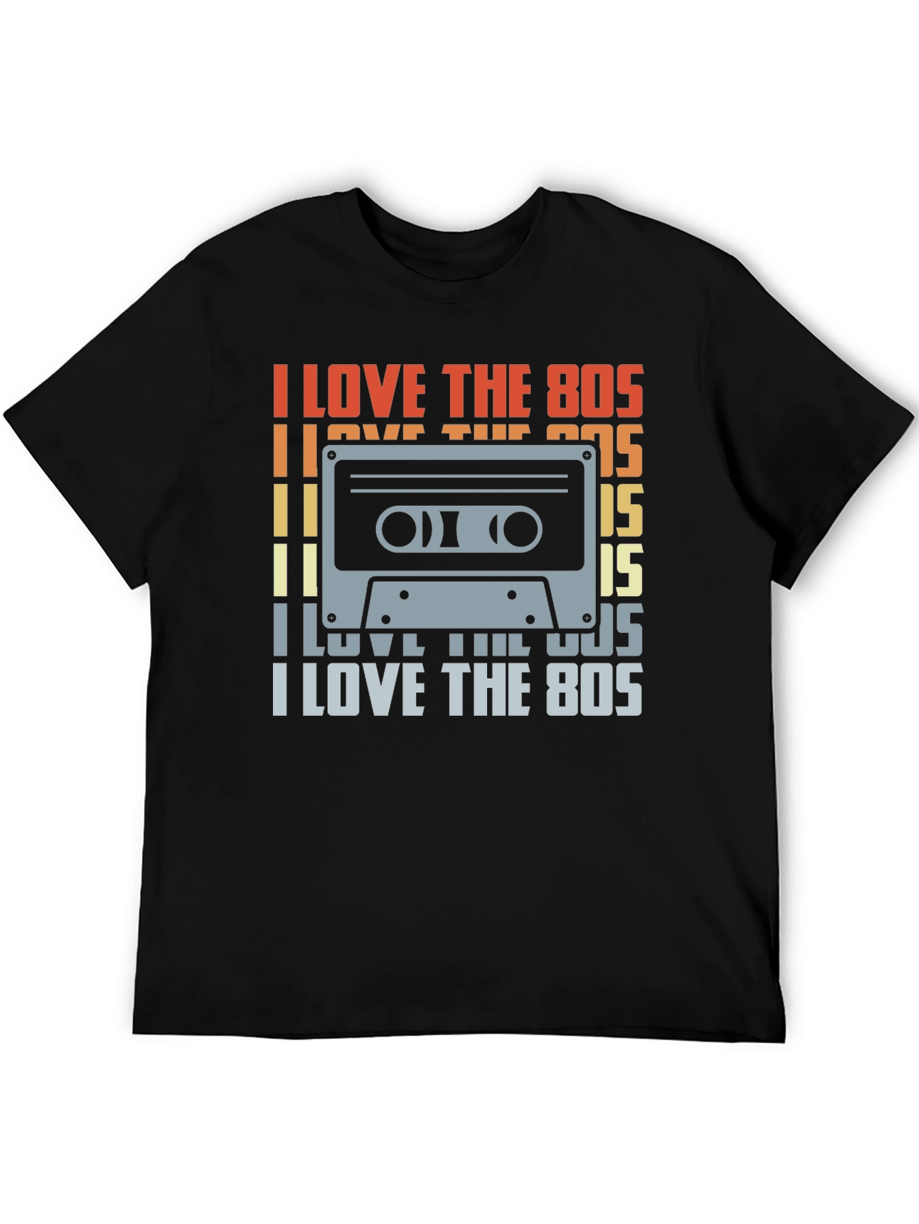 I Love The 80s Retro Cassette Tape T-Shirt