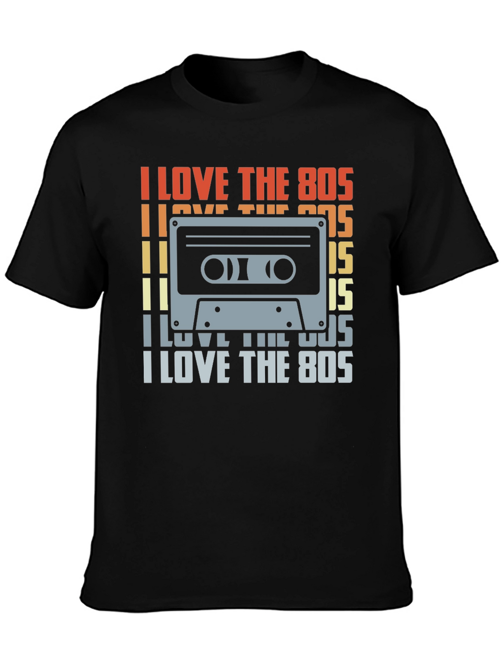 I Love The 80s Retro Cassette Tape T-Shirt