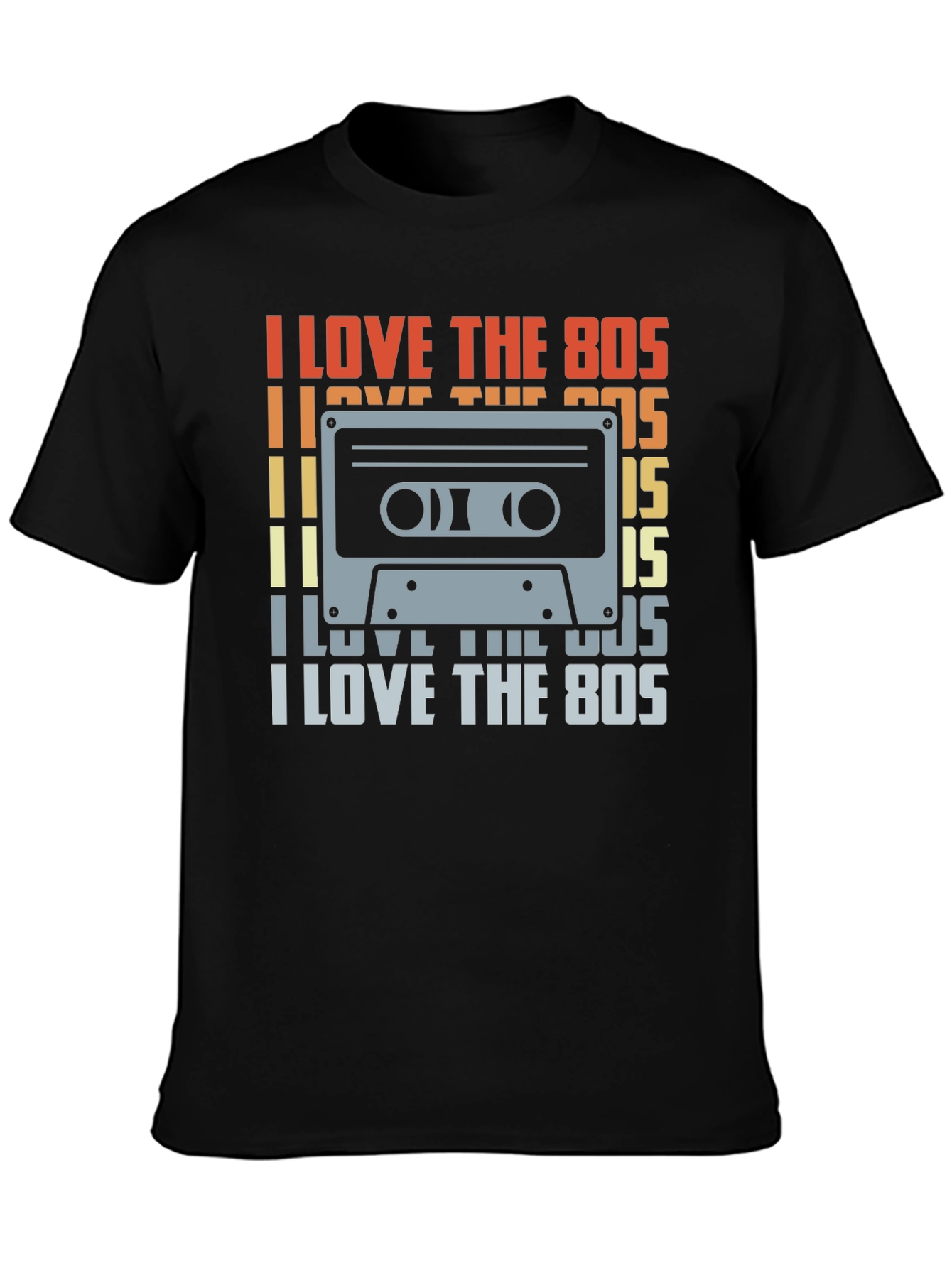 I Love The 80s Retro Cassette Tape T-Shirt