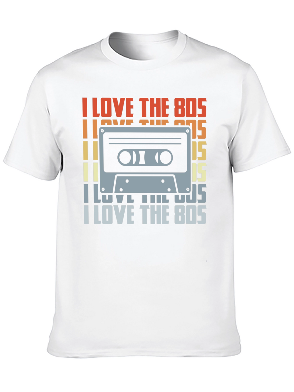 I Love The 80s Retro Cassette Tape T-Shirt