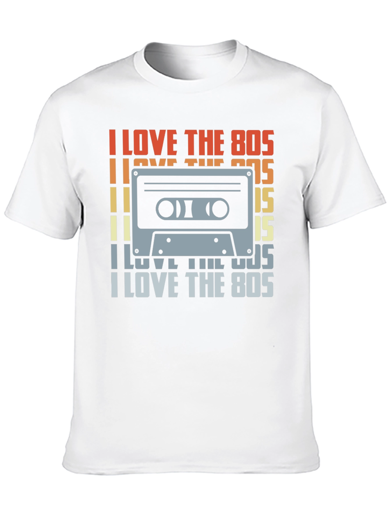 I Love The 80s Retro Cassette Tape T-Shirt