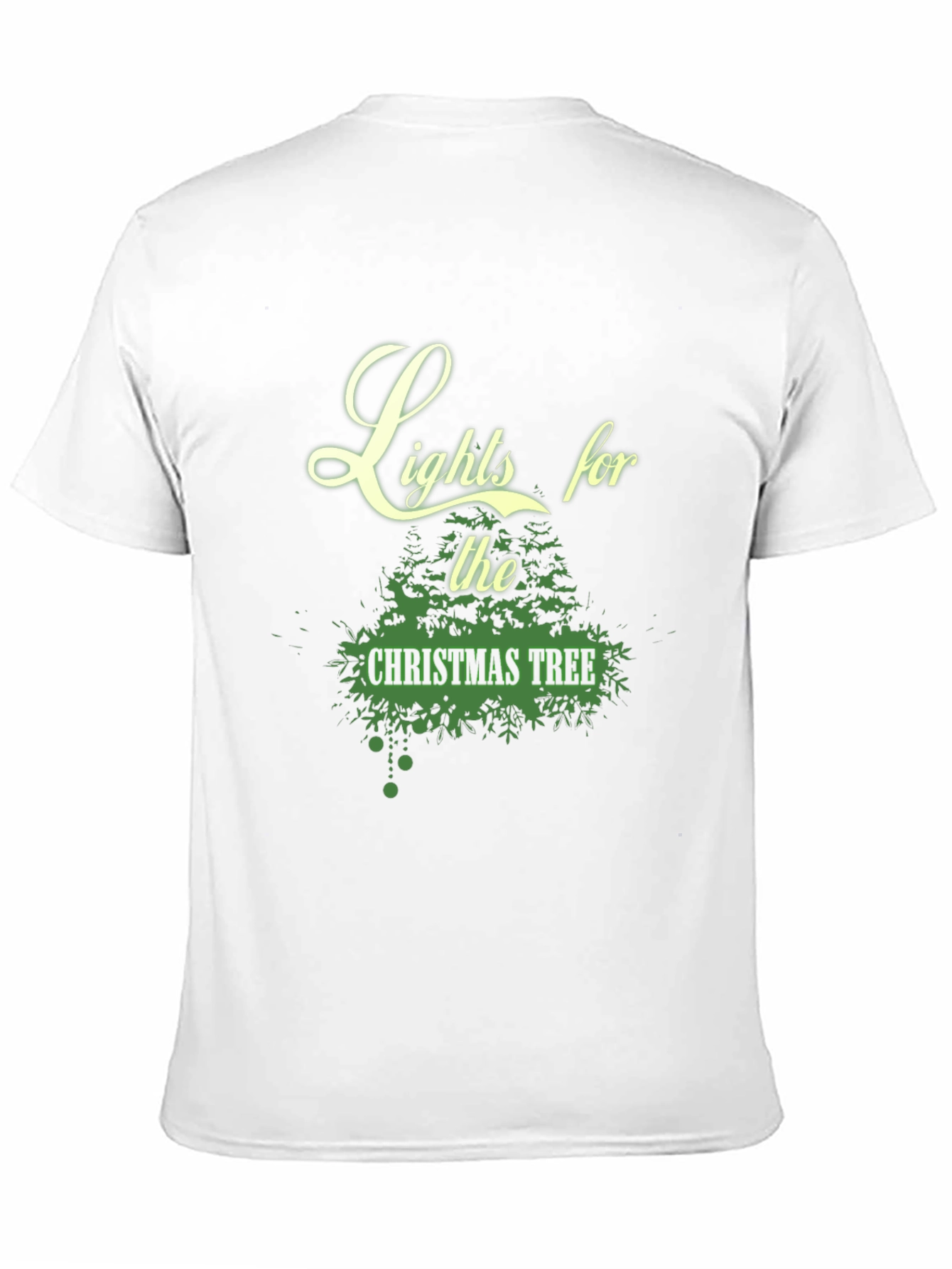 Christmas Tree Lights Holiday Tee