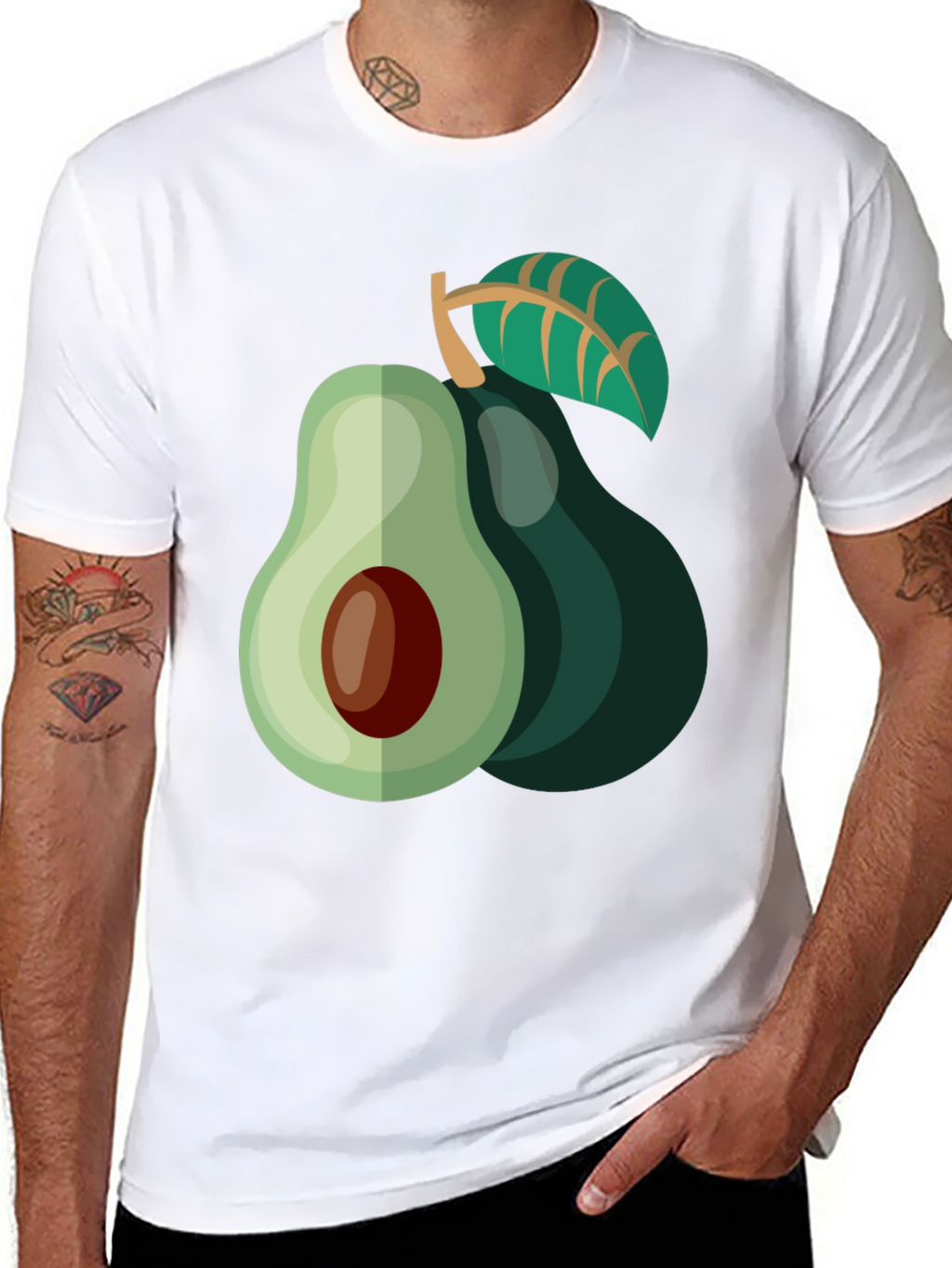 Avocado Graphic Tee - Trendy & Comfortable