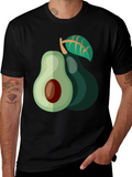 Avocado Graphic Tee - Trendy & Comfortable