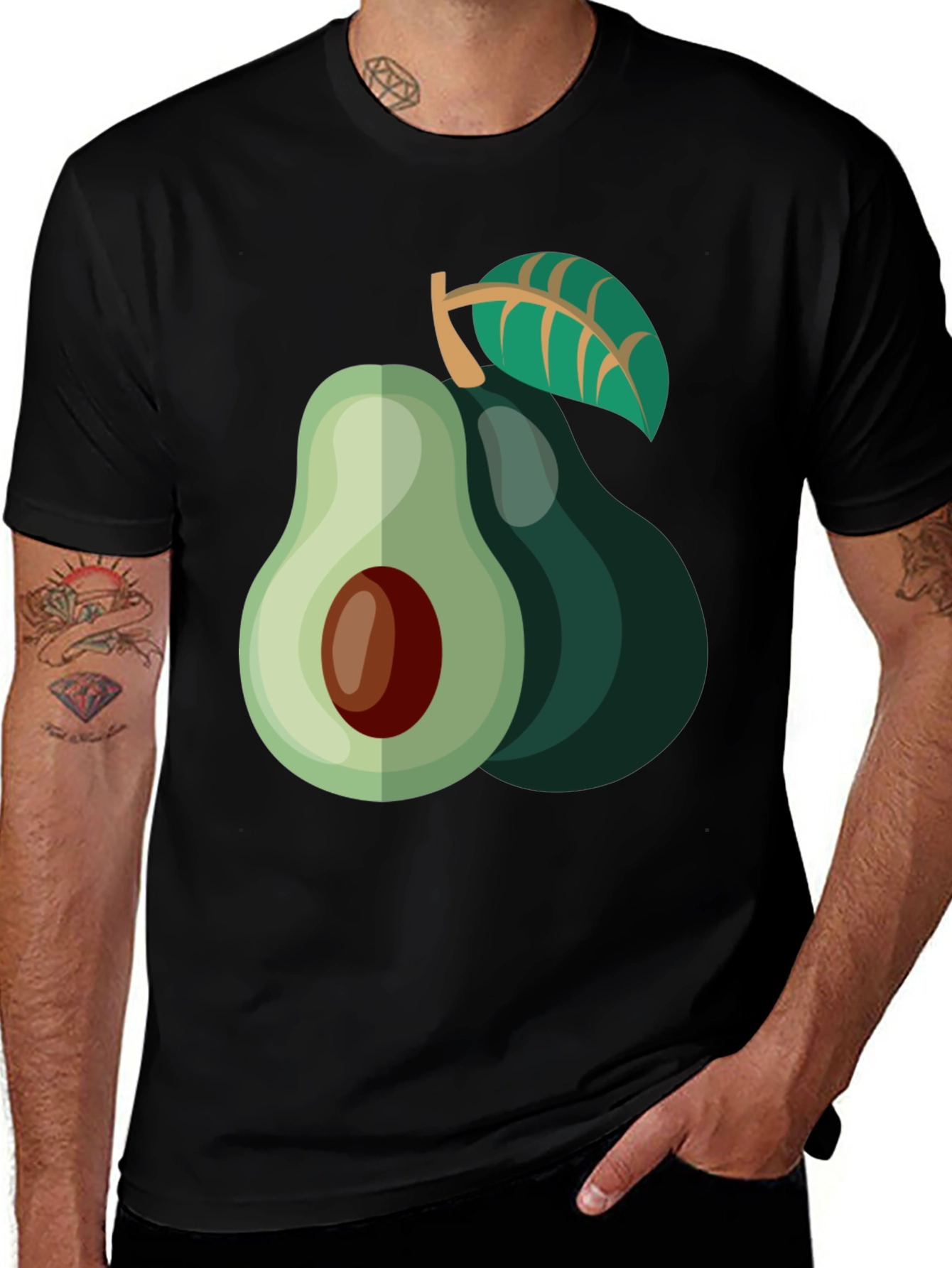 Avocado Graphic Tee - Trendy & Comfortable