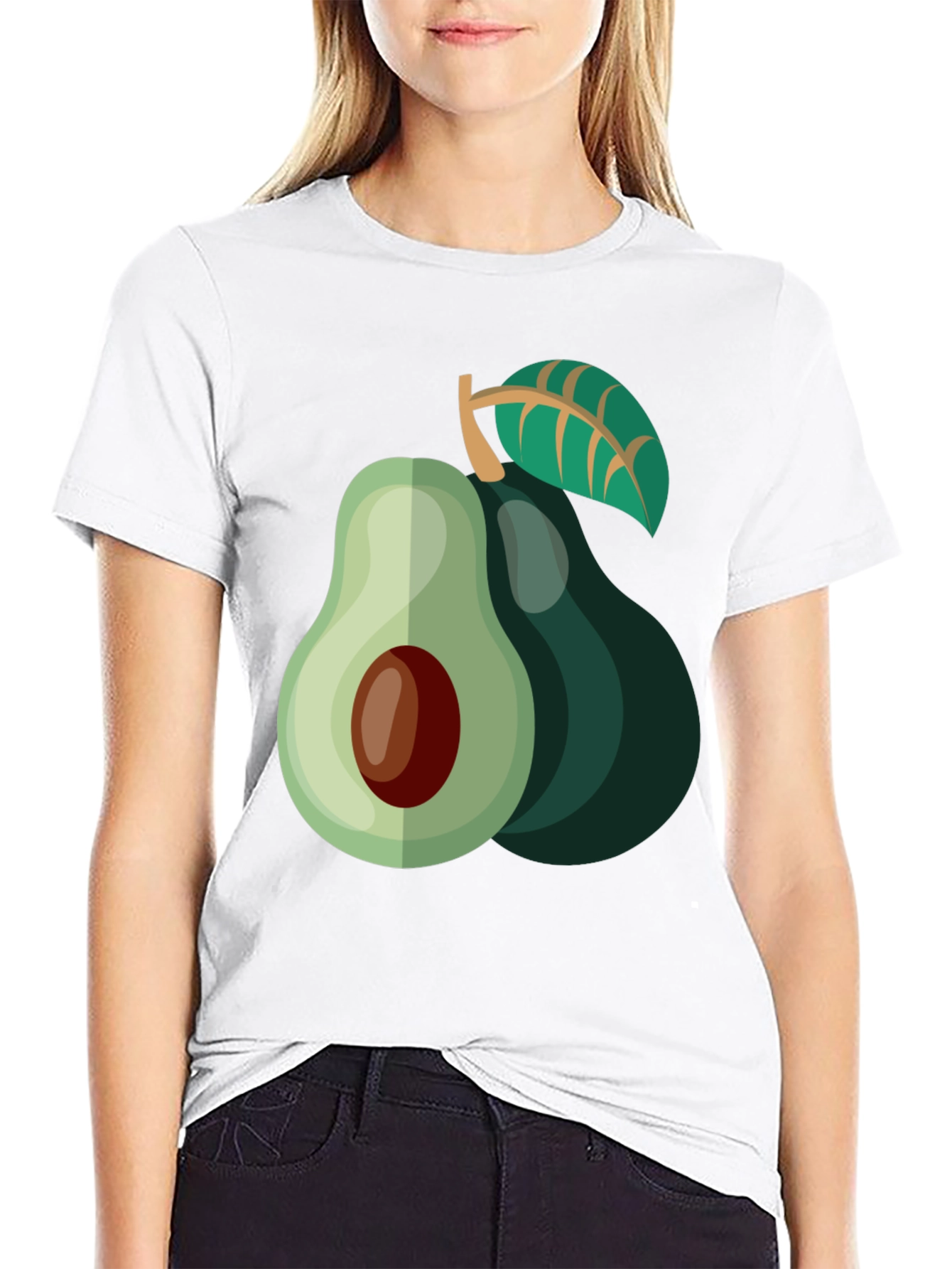 Avocado Graphic Tee - Trendy & Comfortable
