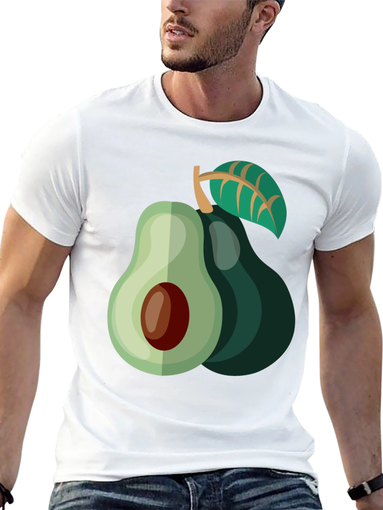 Avocado Graphic Tee - Trendy & Comfortable