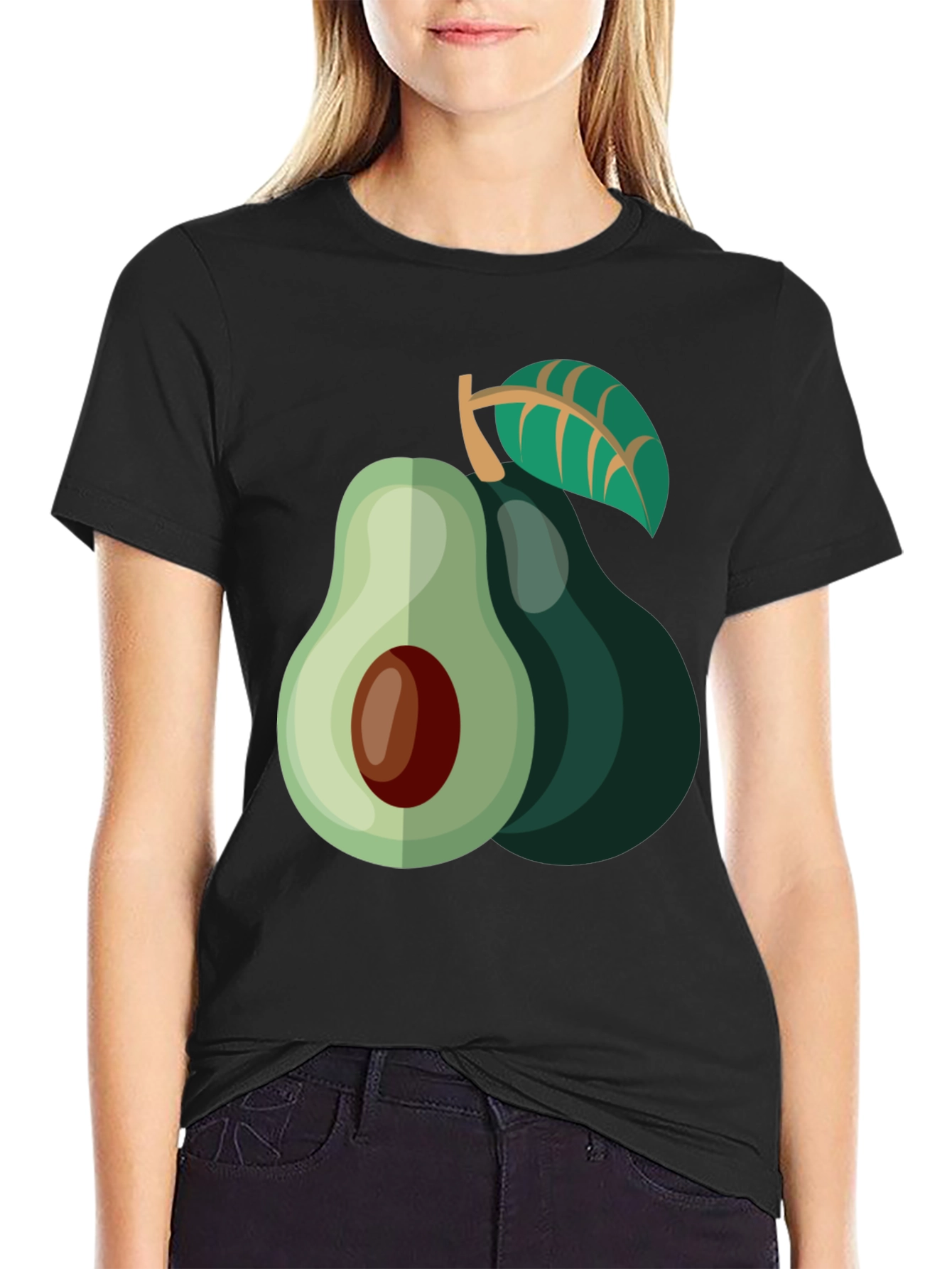 Avocado Graphic Tee - Trendy & Comfortable