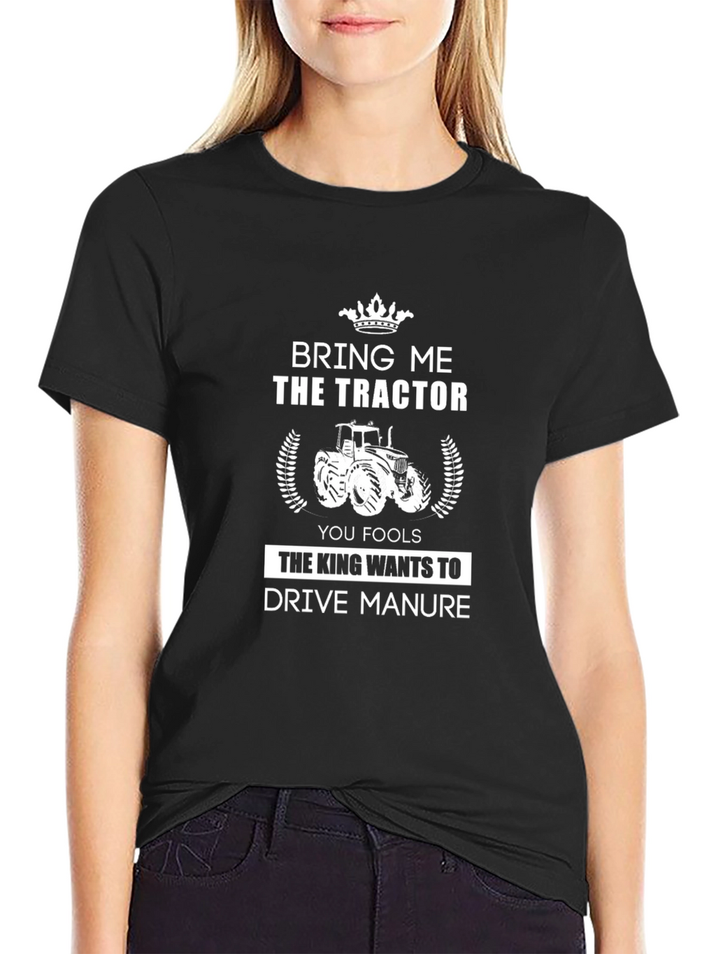 Bring Me The Tractor T-Shirt: Funny Farming Tee