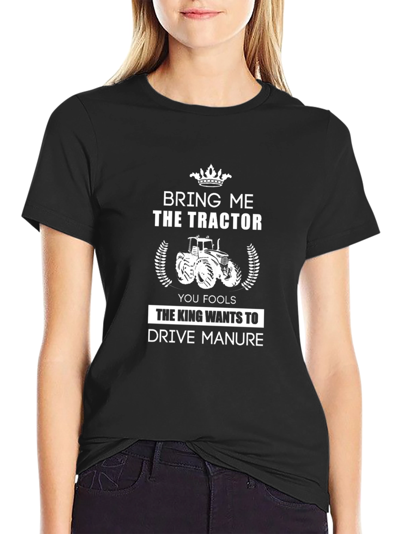 Bring Me The Tractor T-Shirt: Funny Farming Tee