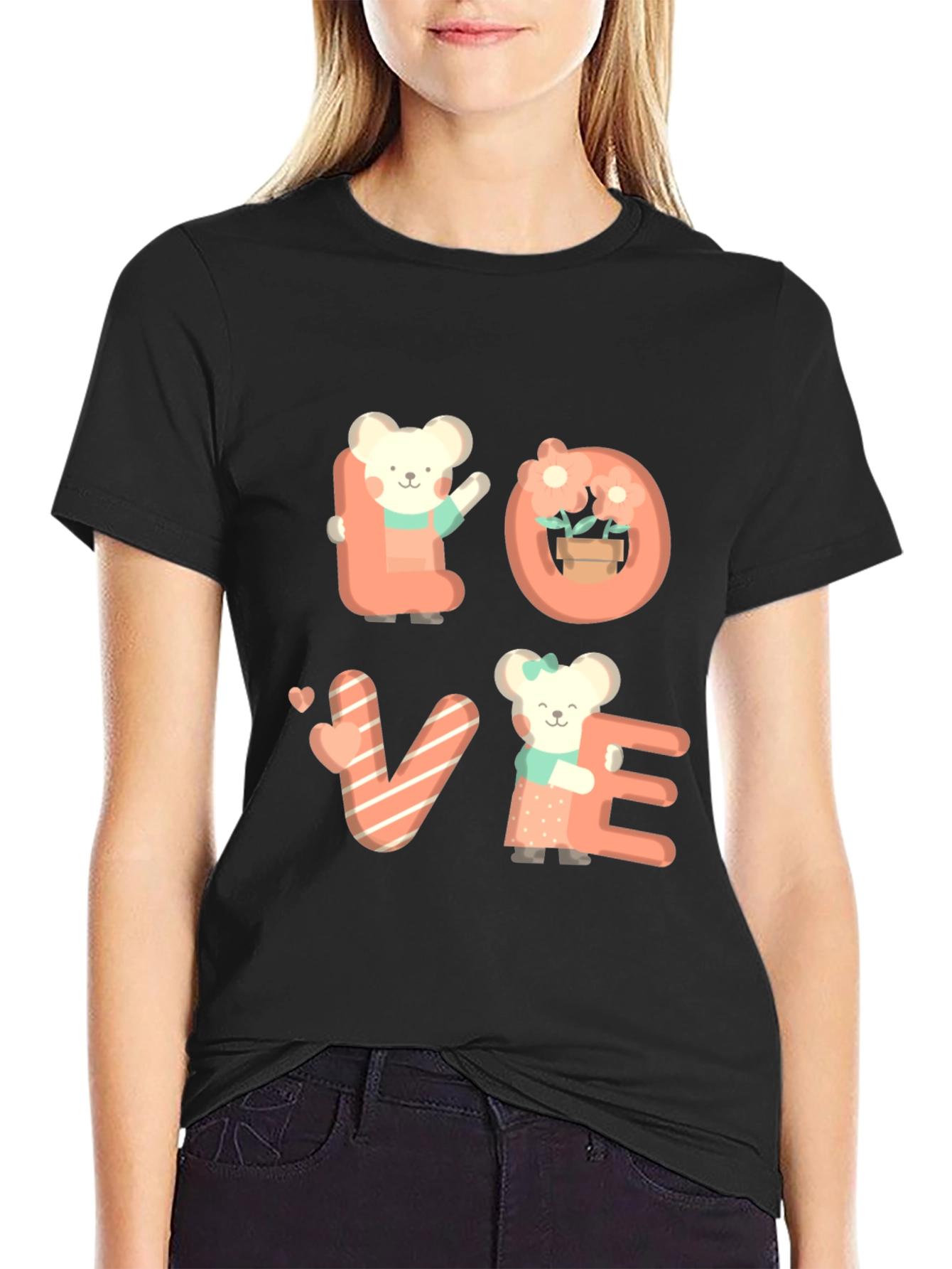 Cute Love Bear T-Shirt