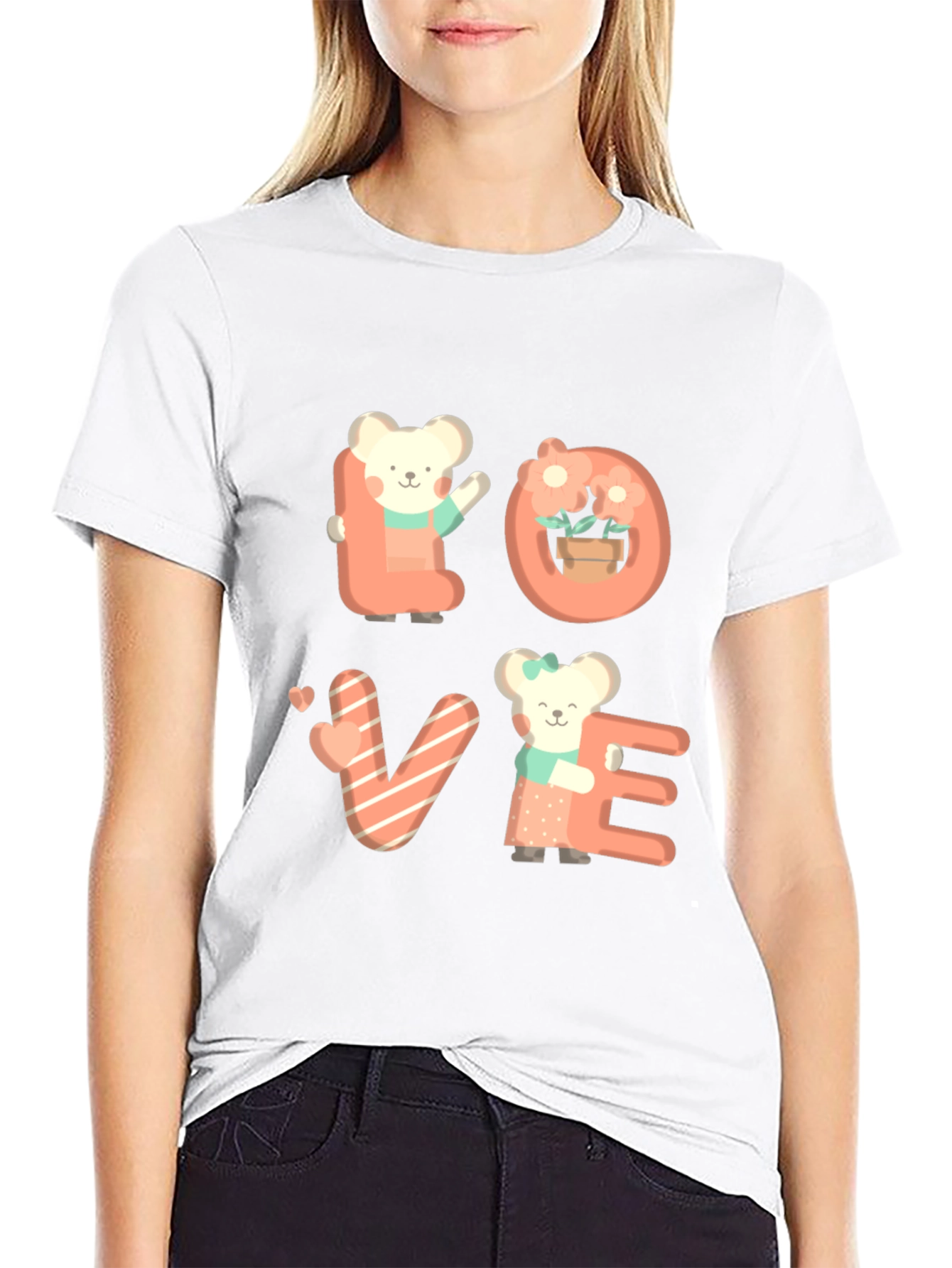 Cute Love Bear T-Shirt