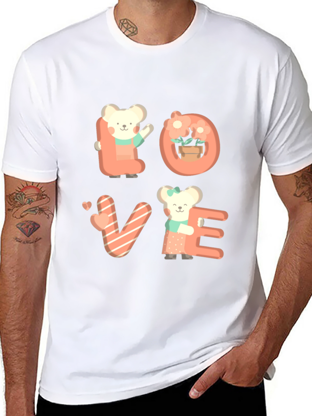 Cute Love Bear T-Shirt
