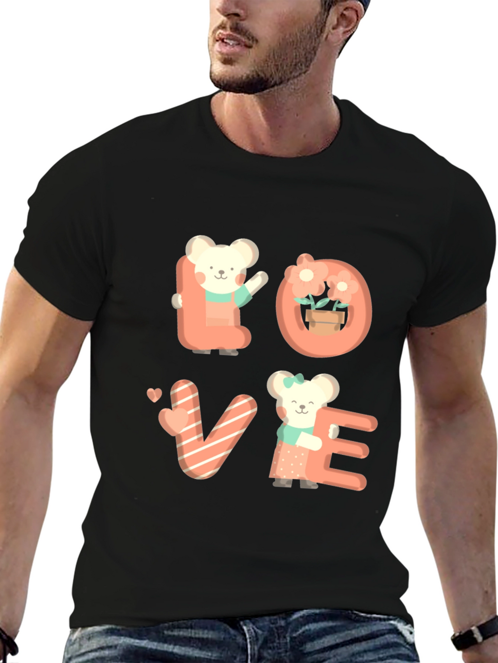 Cute Love Bear T-Shirt