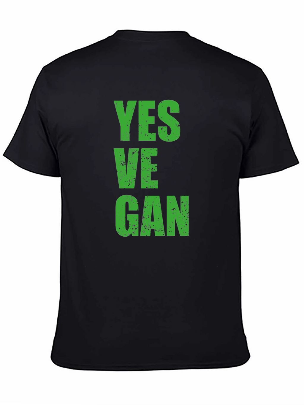 Yes Vegan Graphic T-Shirt - Black