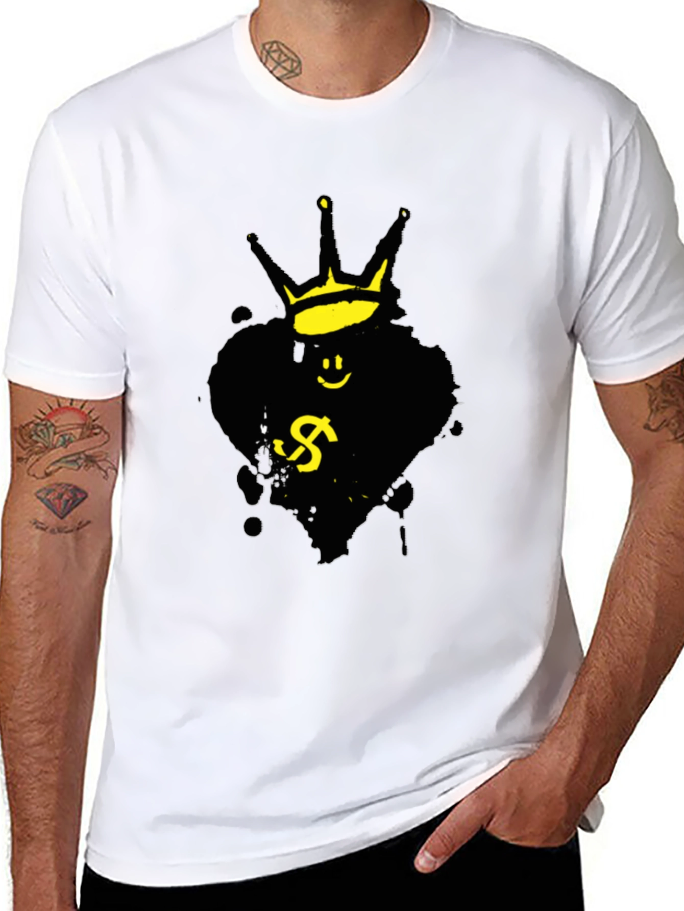 King Money T-Shirt - Black Graphic Tee
