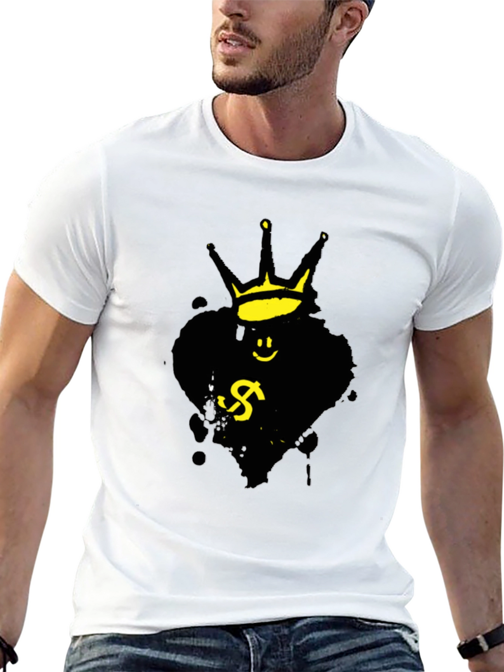 King Money T-Shirt - Black Graphic Tee