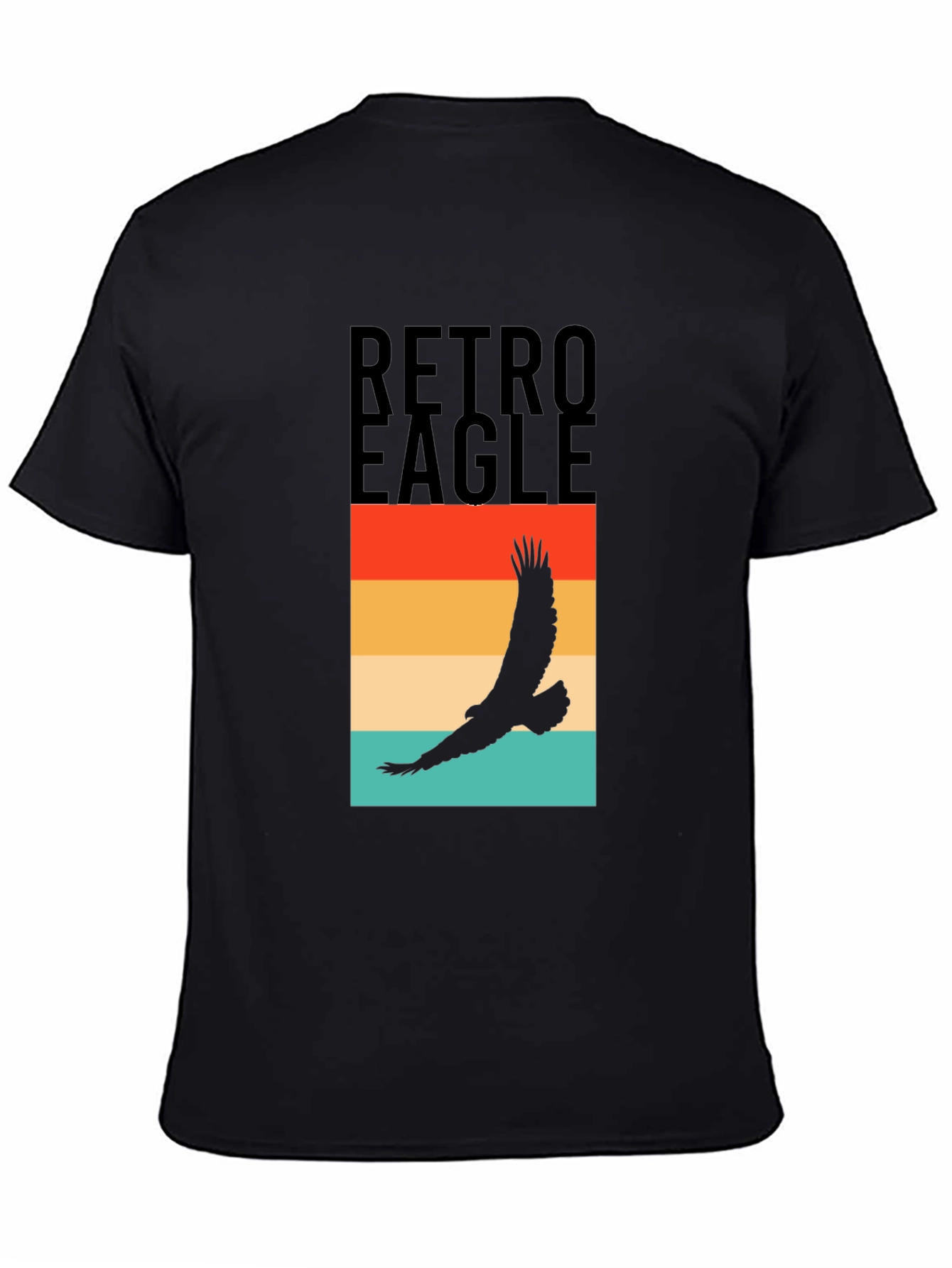 Retro Eagle Graphic Tee - Vintage Style T-Shirt