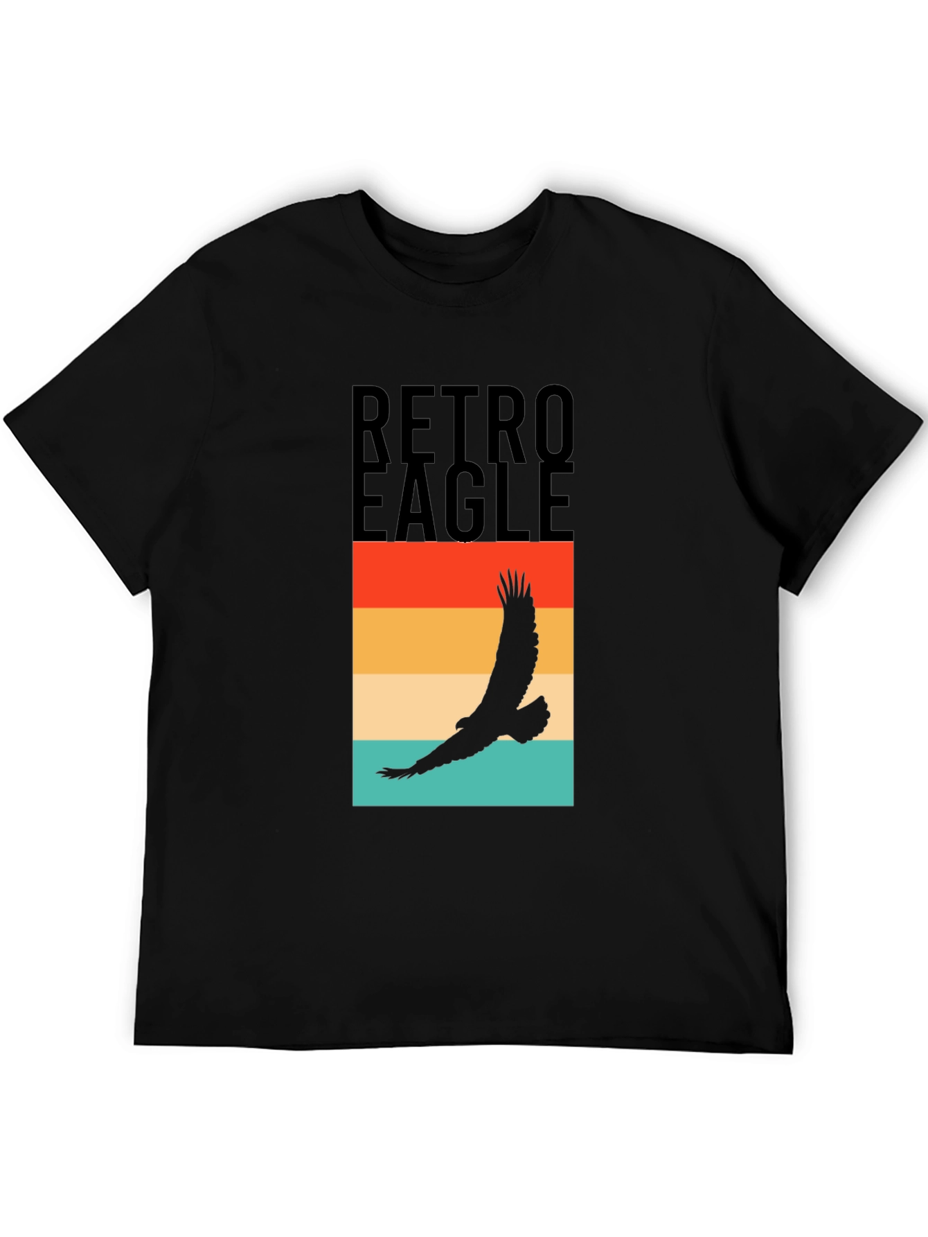 Retro Eagle Graphic Tee - Vintage Style T-Shirt