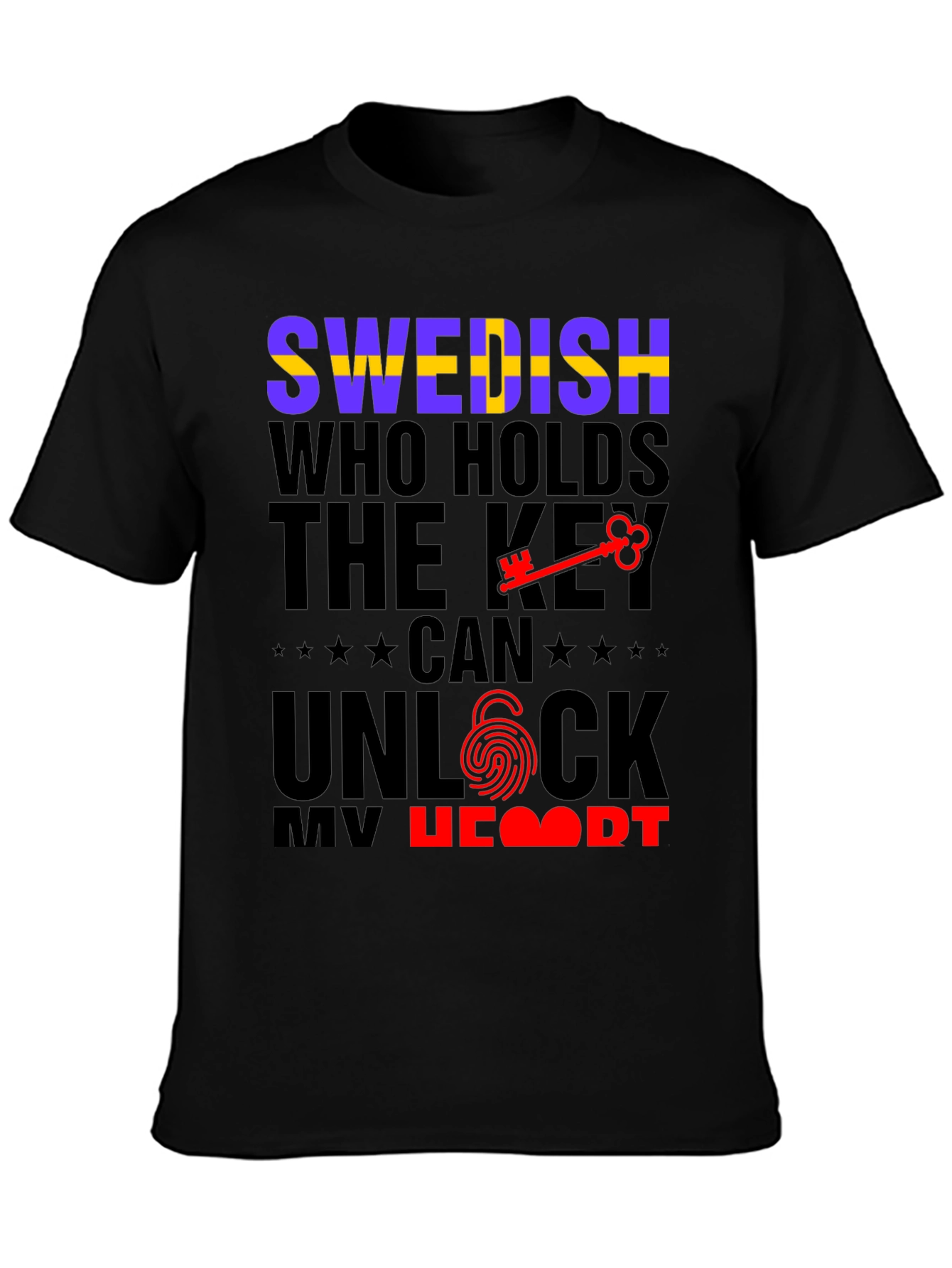 Swedish Key to My Heart Graphic Tee