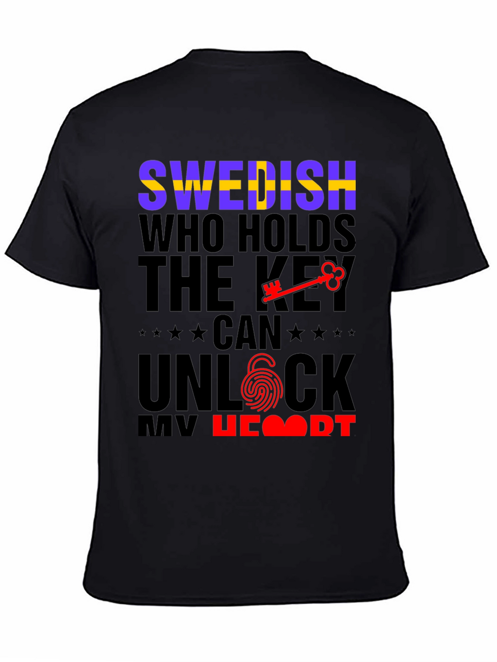 Swedish Key to My Heart Graphic Tee