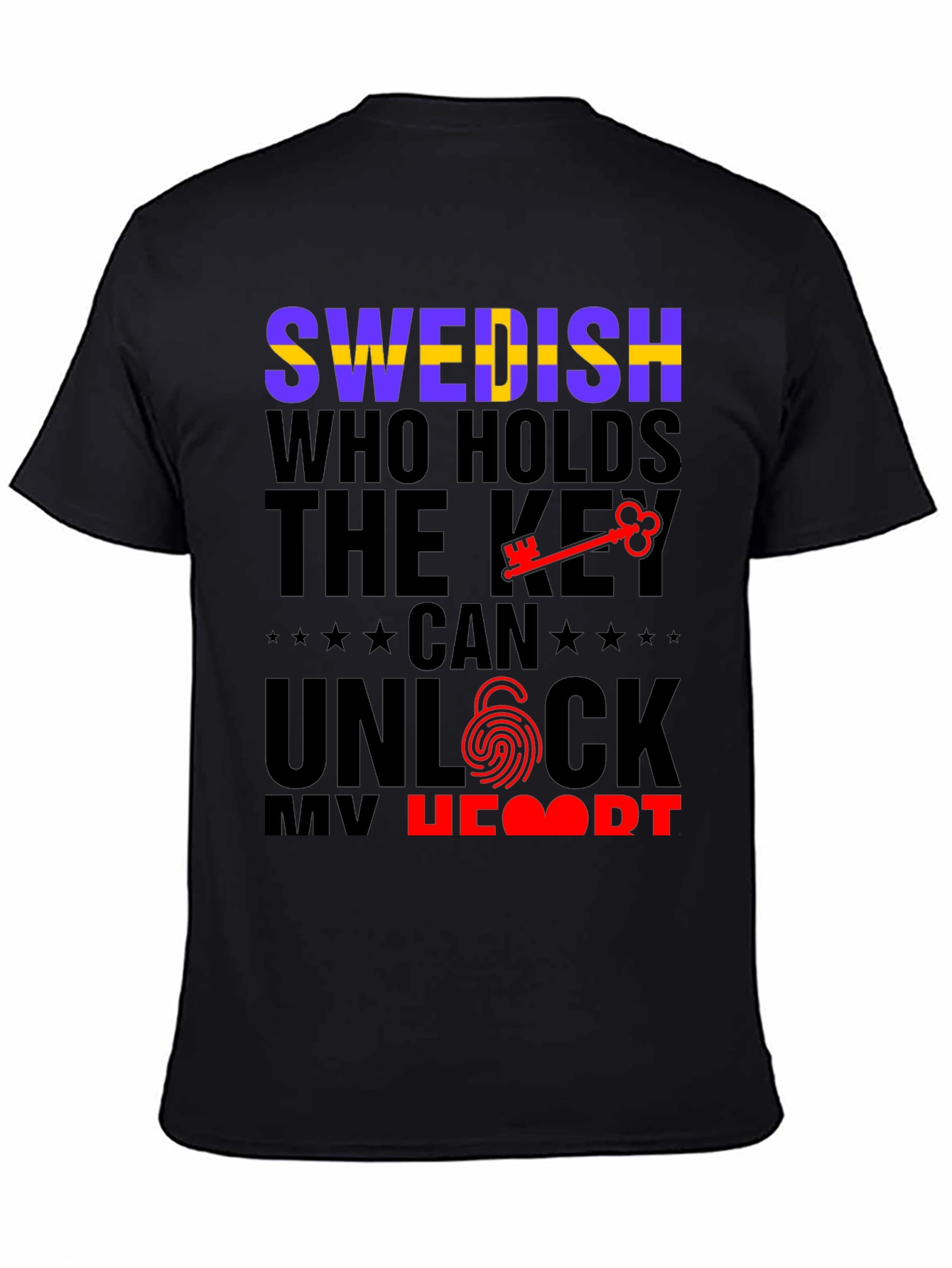 Swedish Key to My Heart Graphic Tee