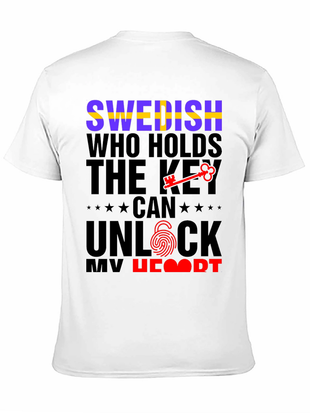 Swedish Key to My Heart Graphic Tee
