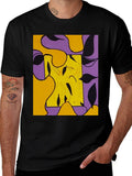 Abstract Art Graphic Tee - Bold Style