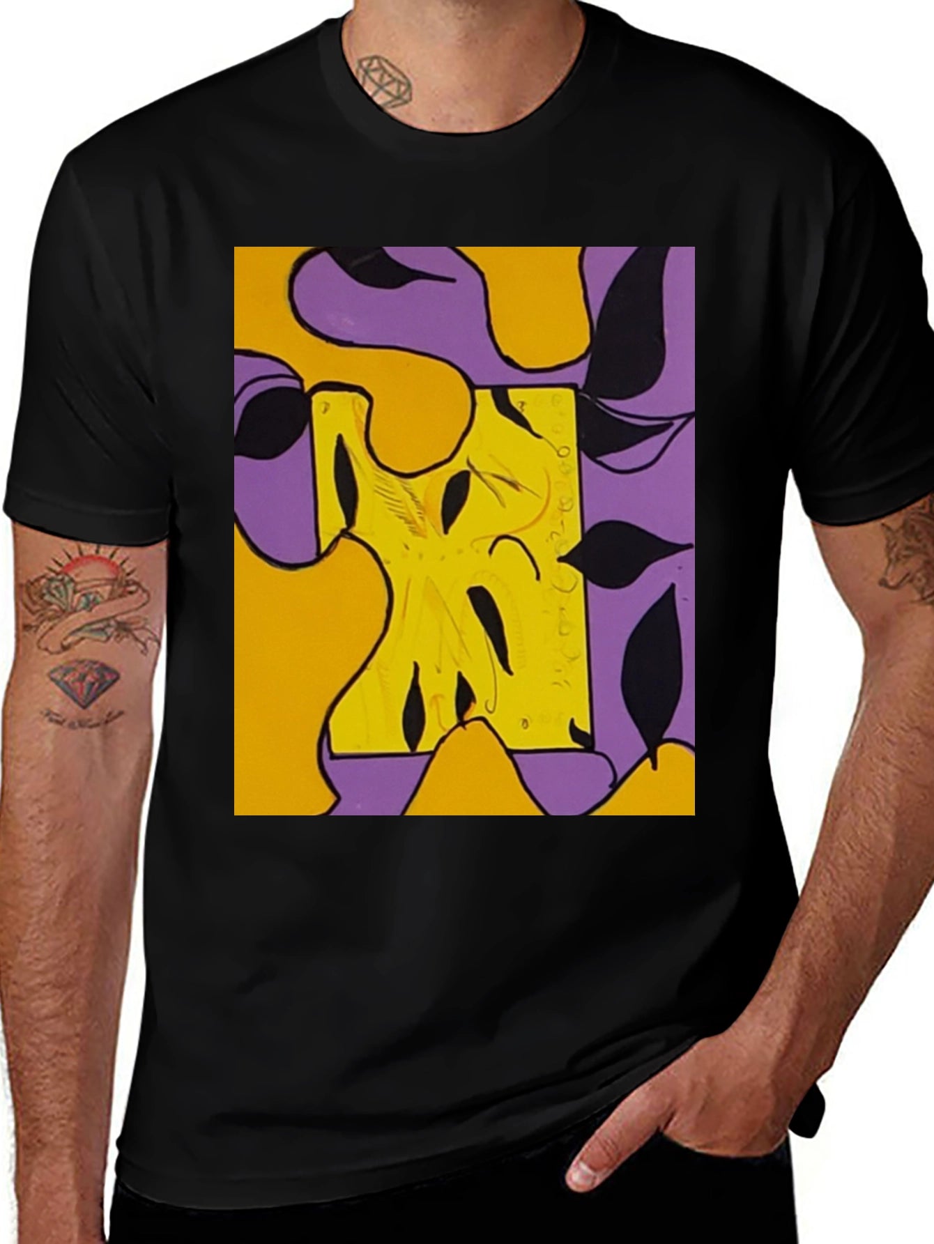 Abstract Art Graphic Tee - Bold Style