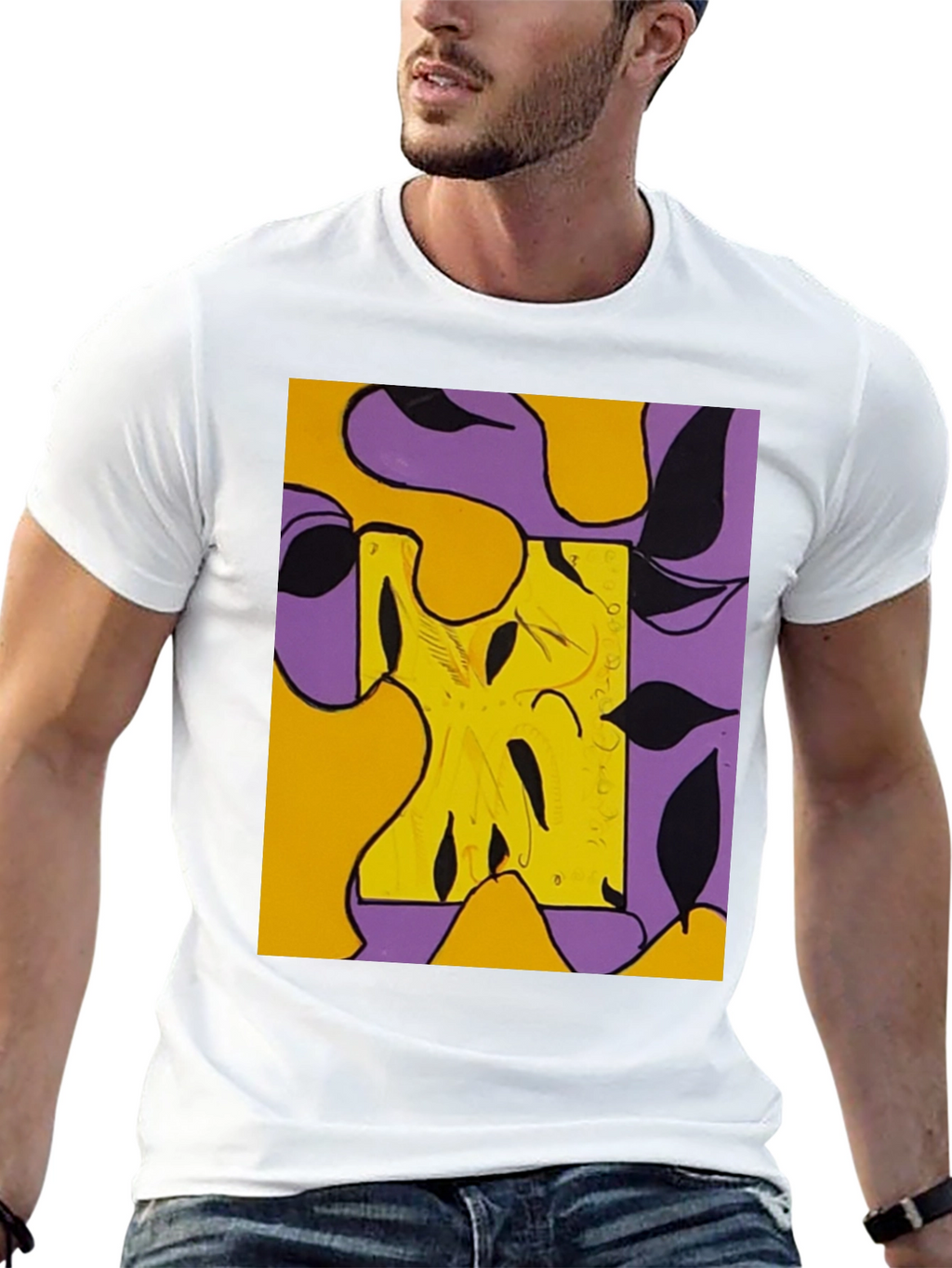 Abstract Art Graphic Tee - Bold Style