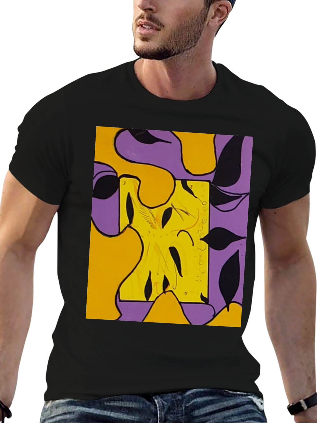 Abstract Art Graphic Tee - Bold Style