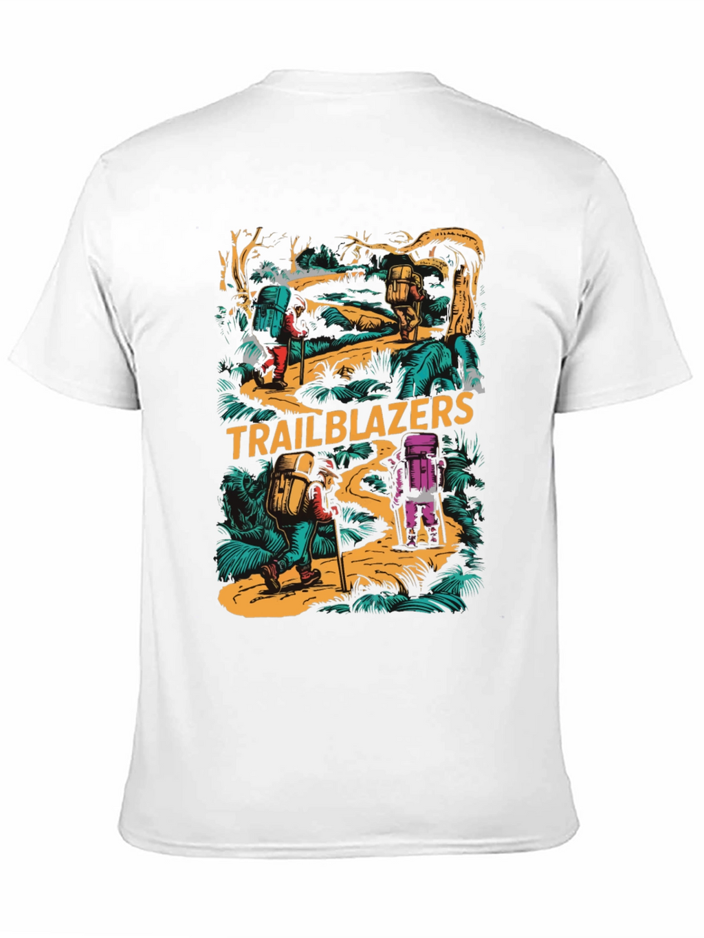 Trailblazers Hiking Adventure Graphic T-Shirt