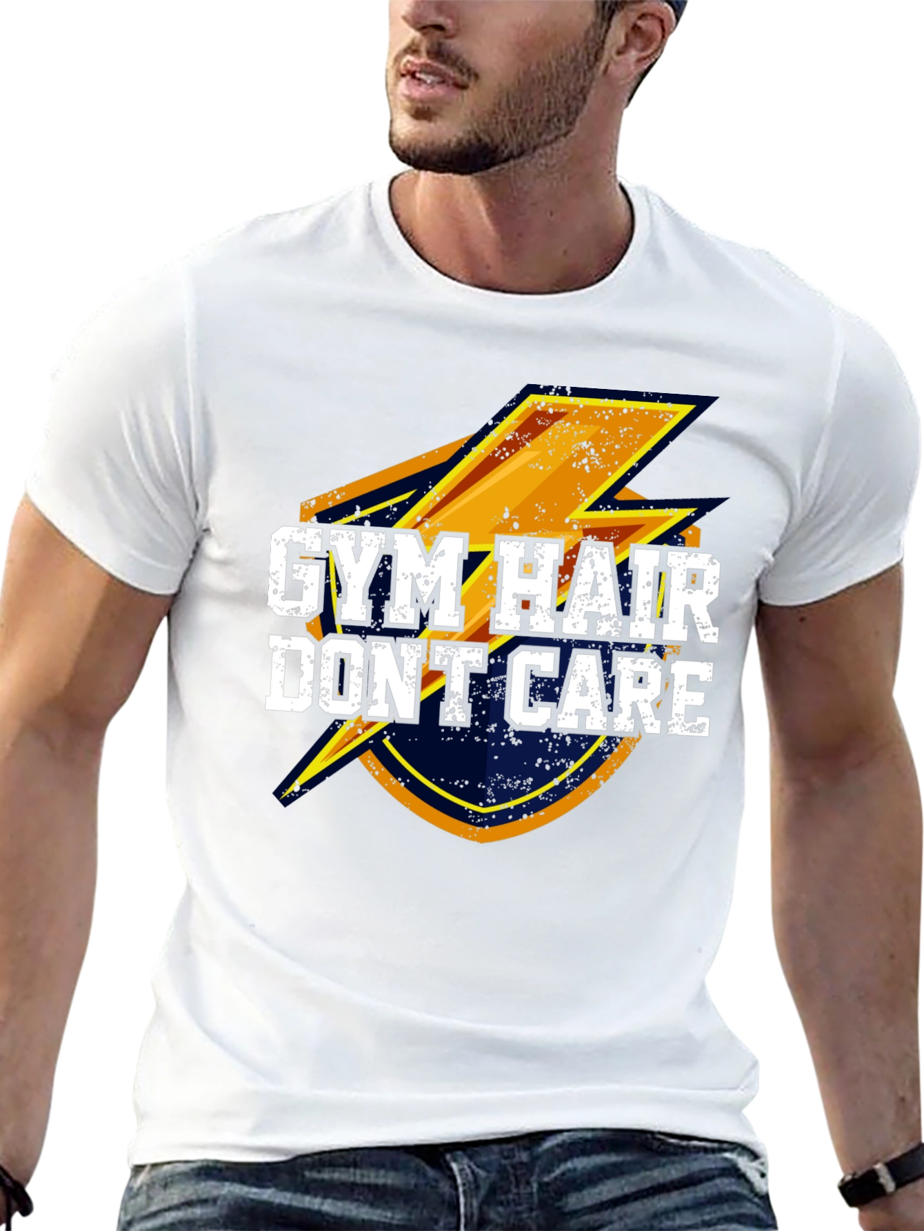 Gym Hair Dont Care Graphic Tee
