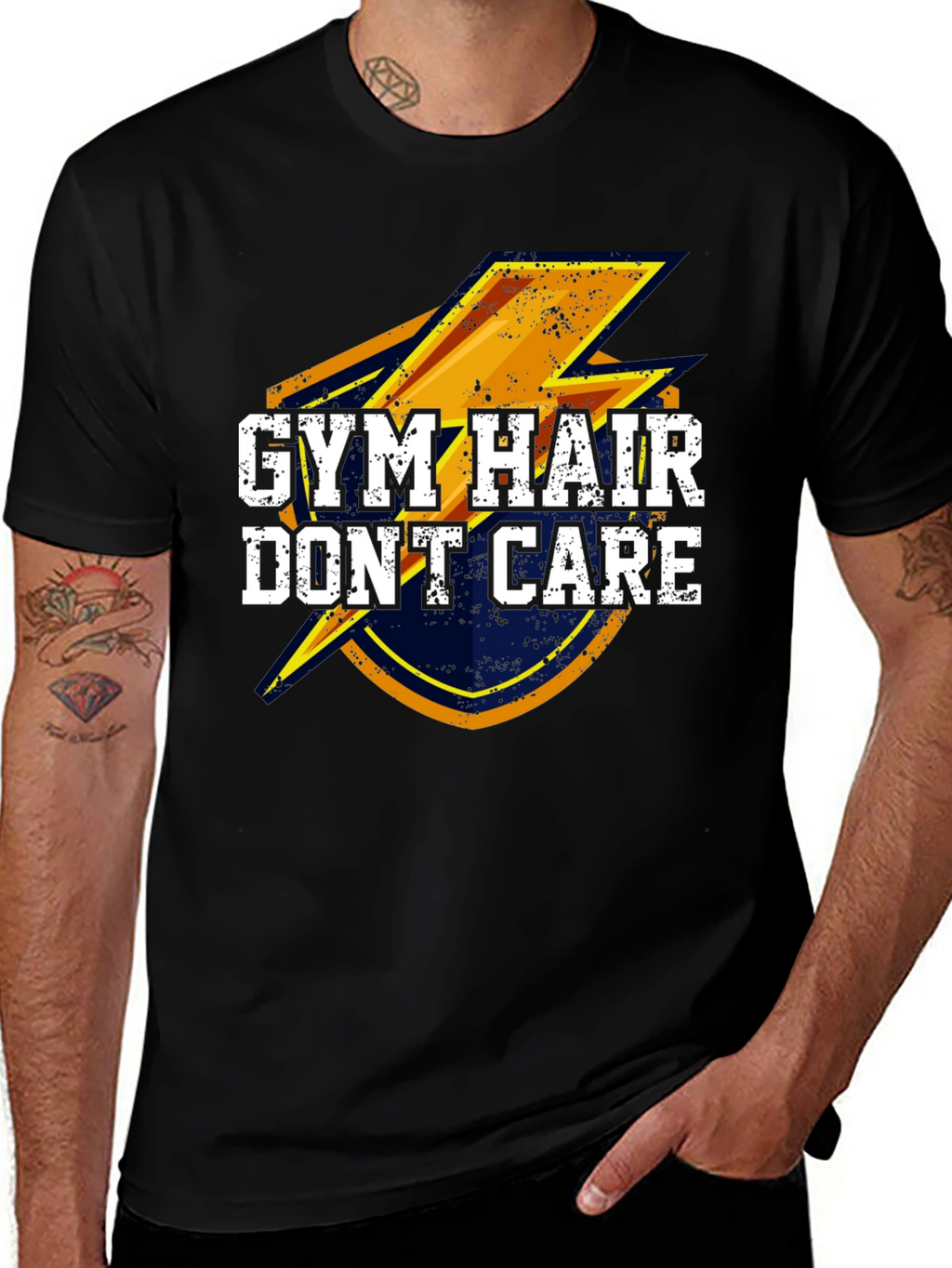 Gym Hair Dont Care Graphic Tee
