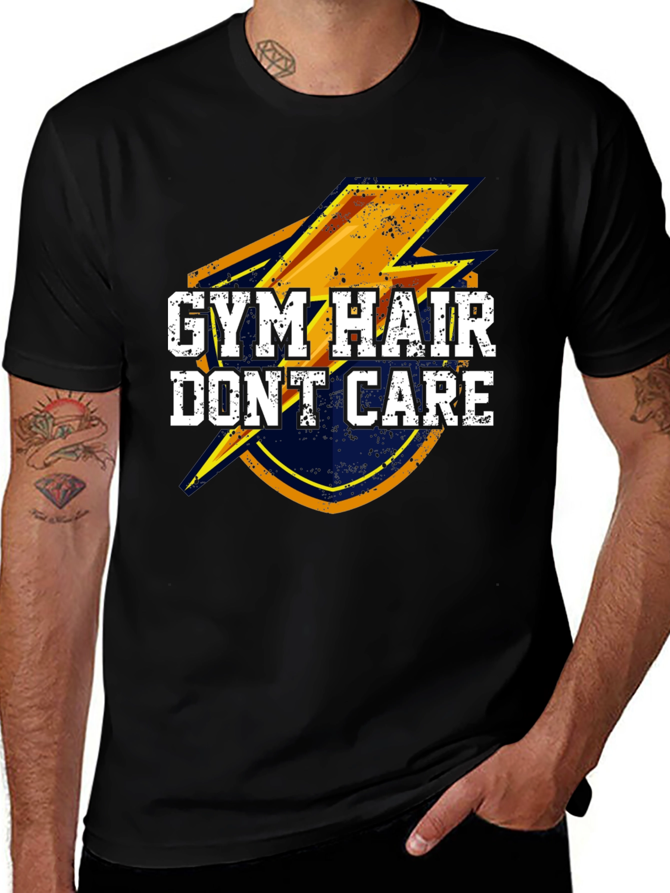 Gym Hair Dont Care Graphic Tee