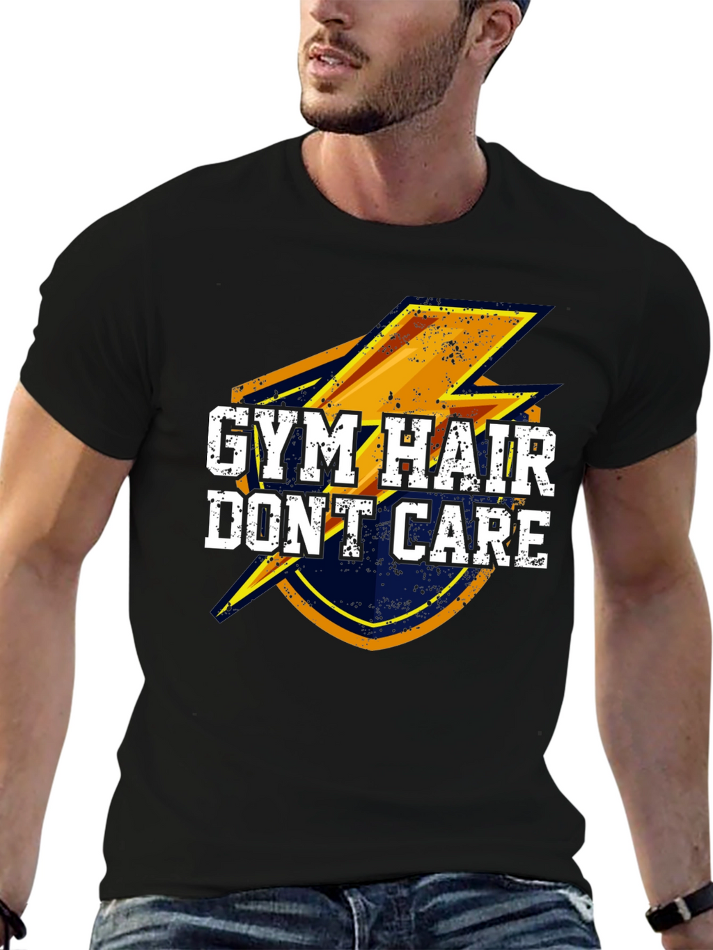 Gym Hair Dont Care Graphic Tee
