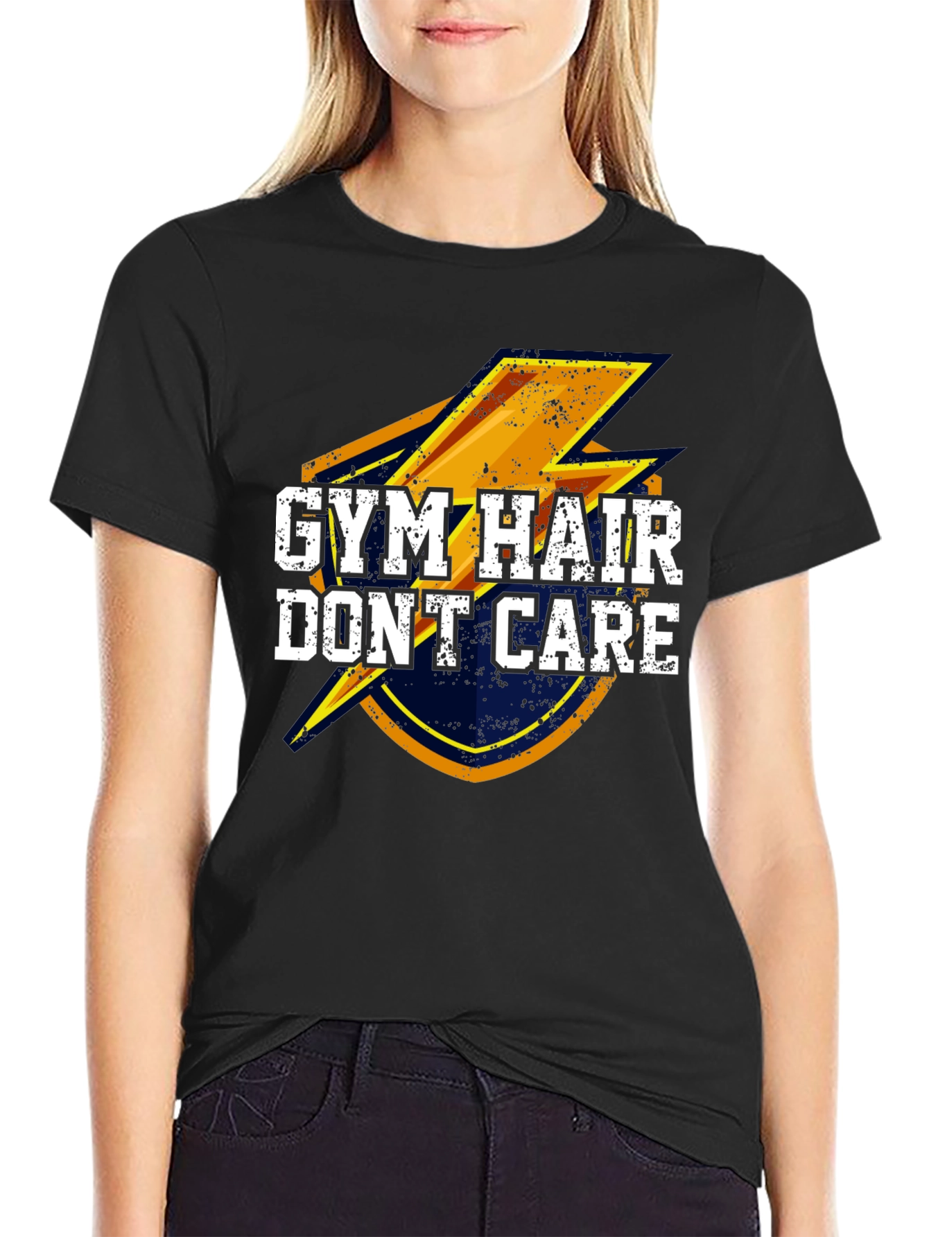 Gym Hair Dont Care Graphic Tee